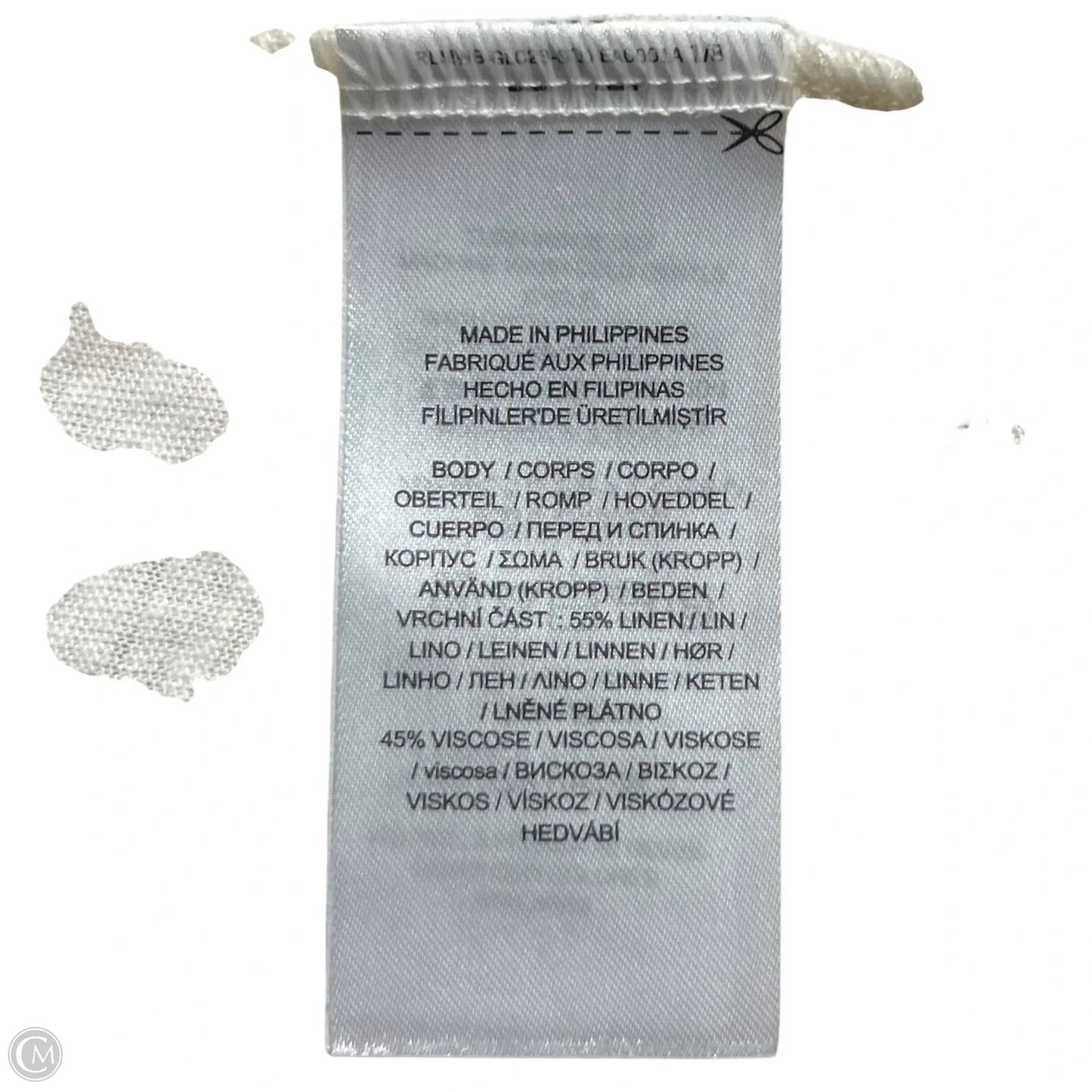 Top Long Sleeve By Lauren By Ralph Lauren In Cream, Size: 1x