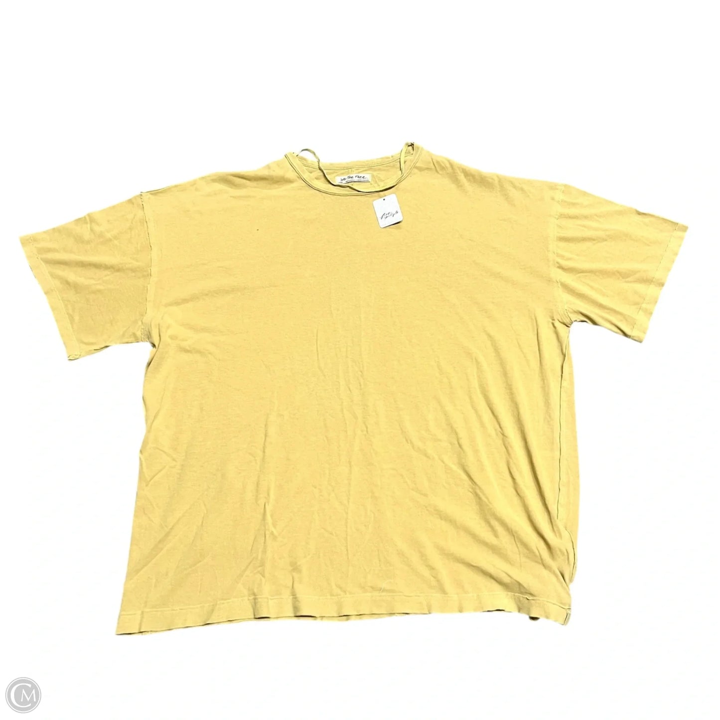 Top Short Sleeve By We The Free In Yellow, Size: L