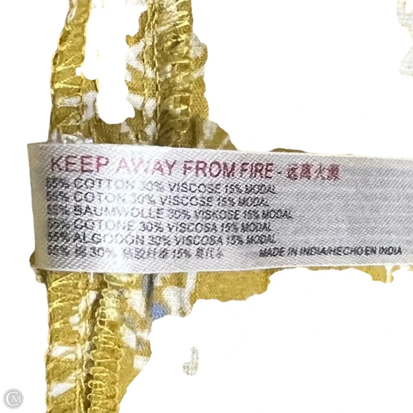 Dress Casual Short By Daily Practice By Anthropologie In Cream & Green, Size: S