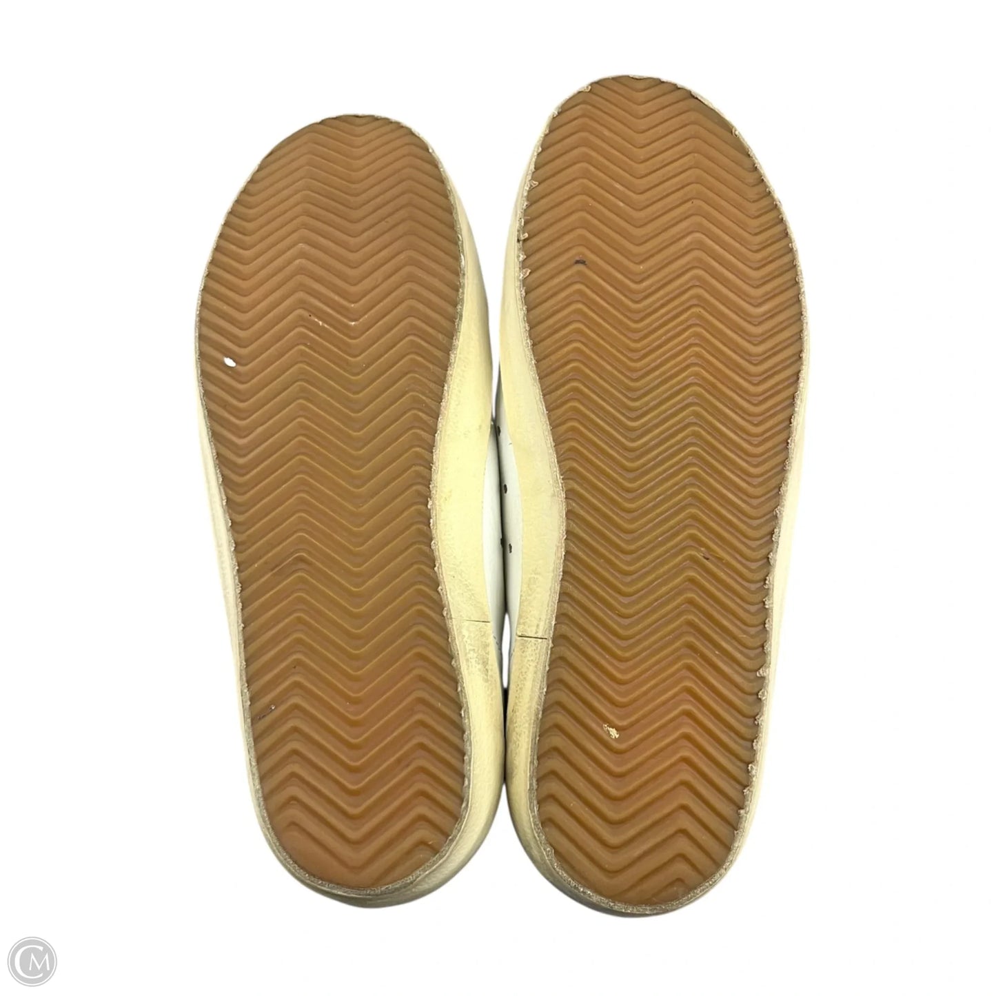 Shoes Luxury Designer By Golden Goose In Grey & White, Size: 7.5