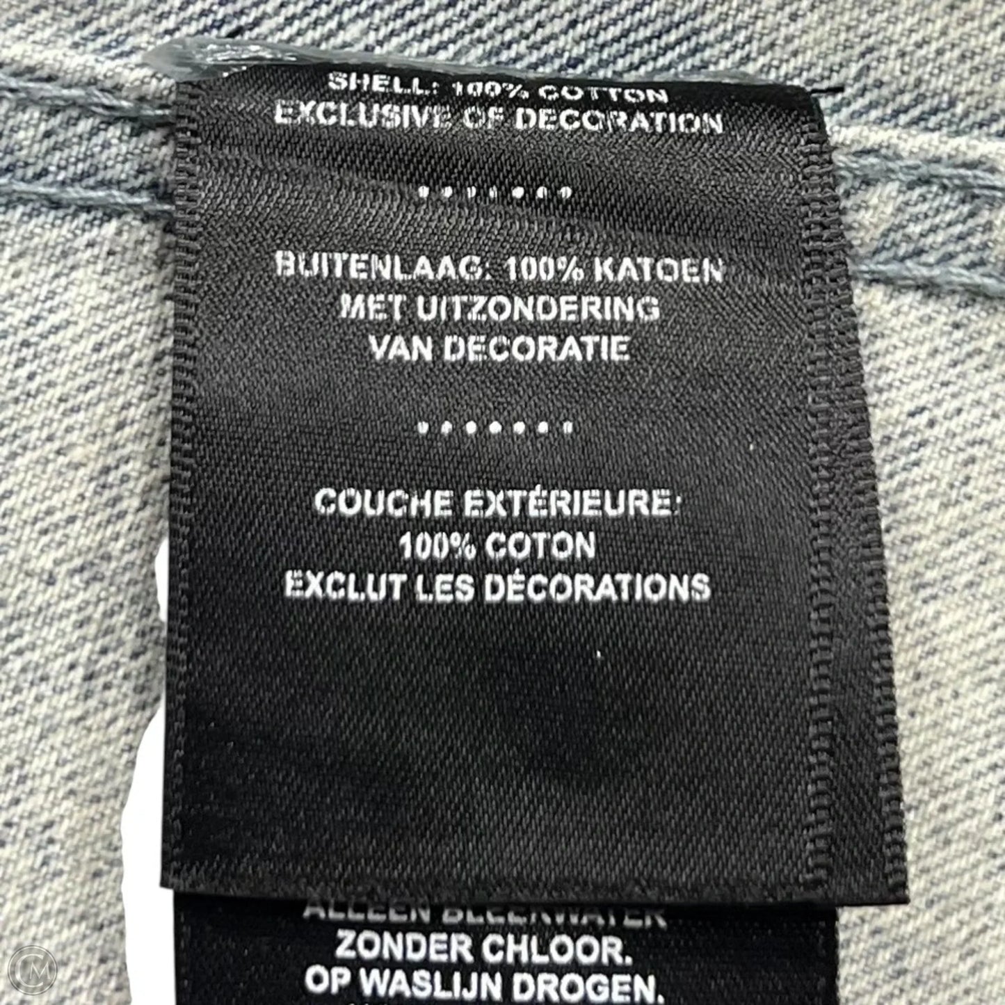 Jacket Denim By Harley Davidson In Blue Denim, Size: Xs