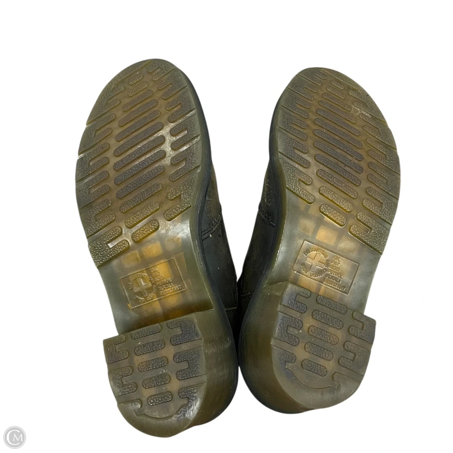 Boots Ankle Heels By Dr Martens In Taupe, Size: 8