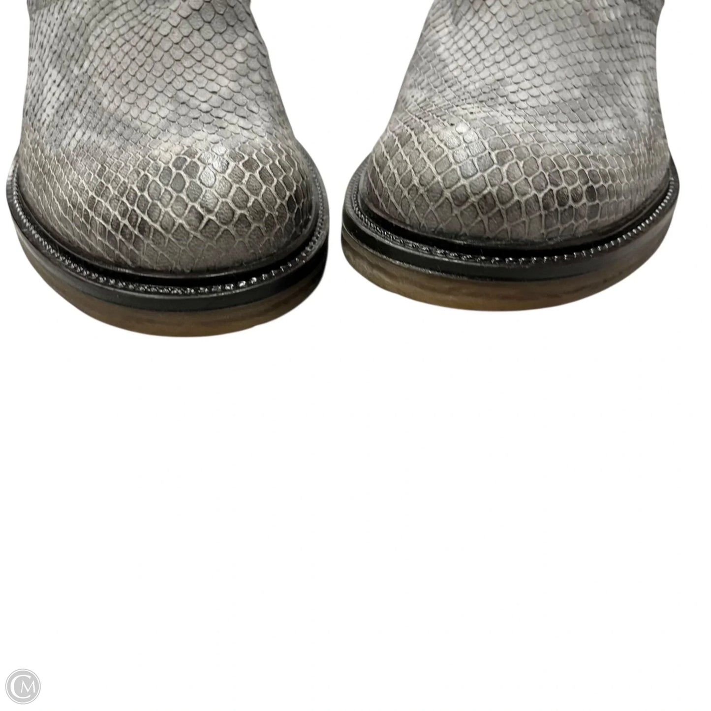 Boots Ankle Heels By Josef Seibel In Grey, Size: 7.5