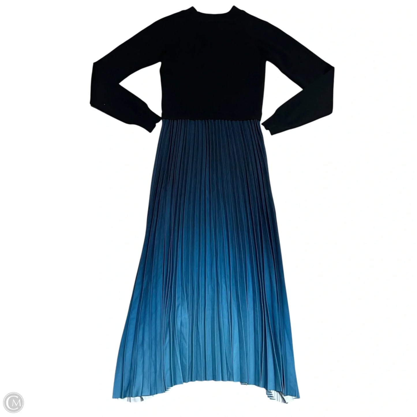 Dress Casual Maxi By Nanette By Nanette Lepore In Black & Blue, Size: S