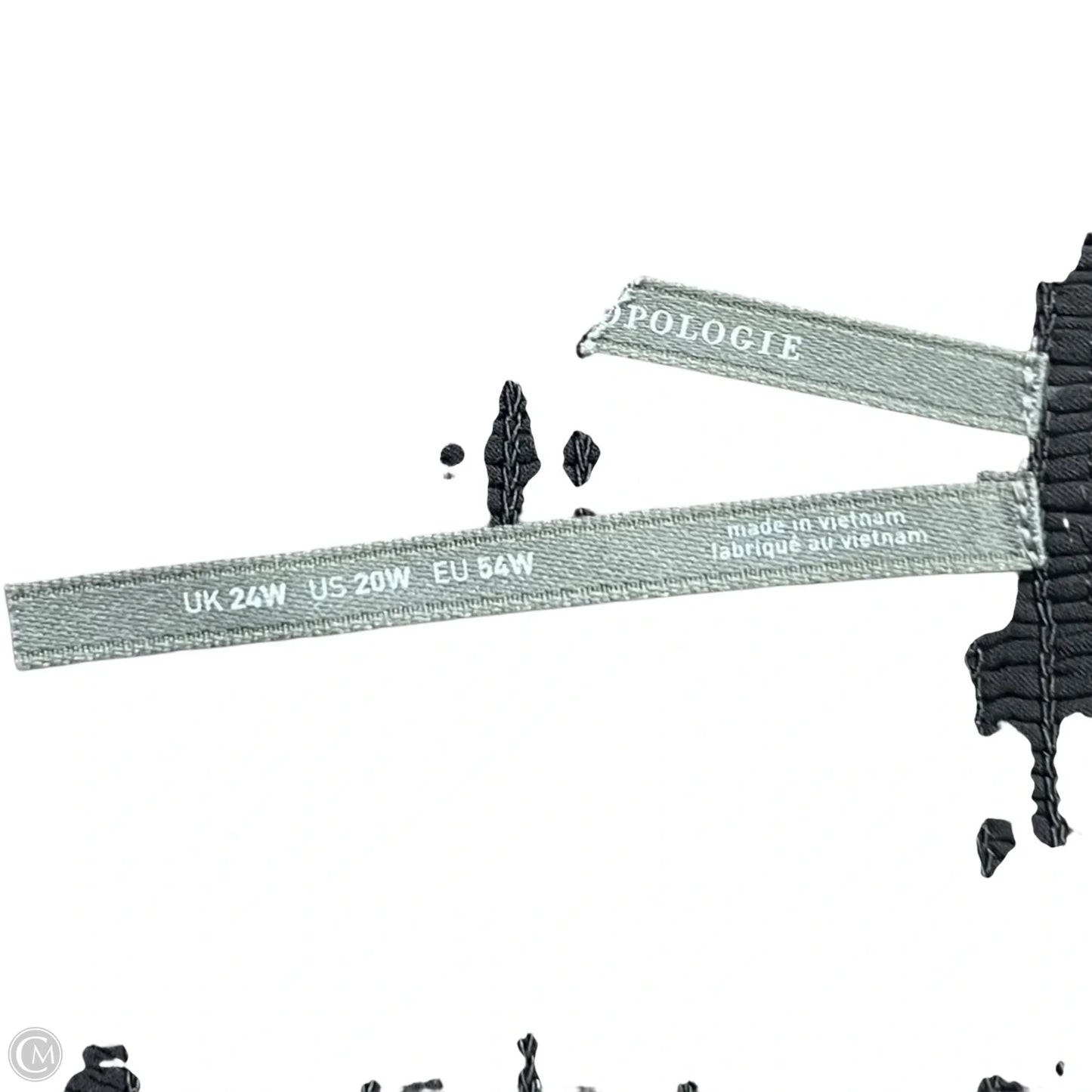 Dress Casual Midi By Anthropologie In Black & Tan, Size: 2x