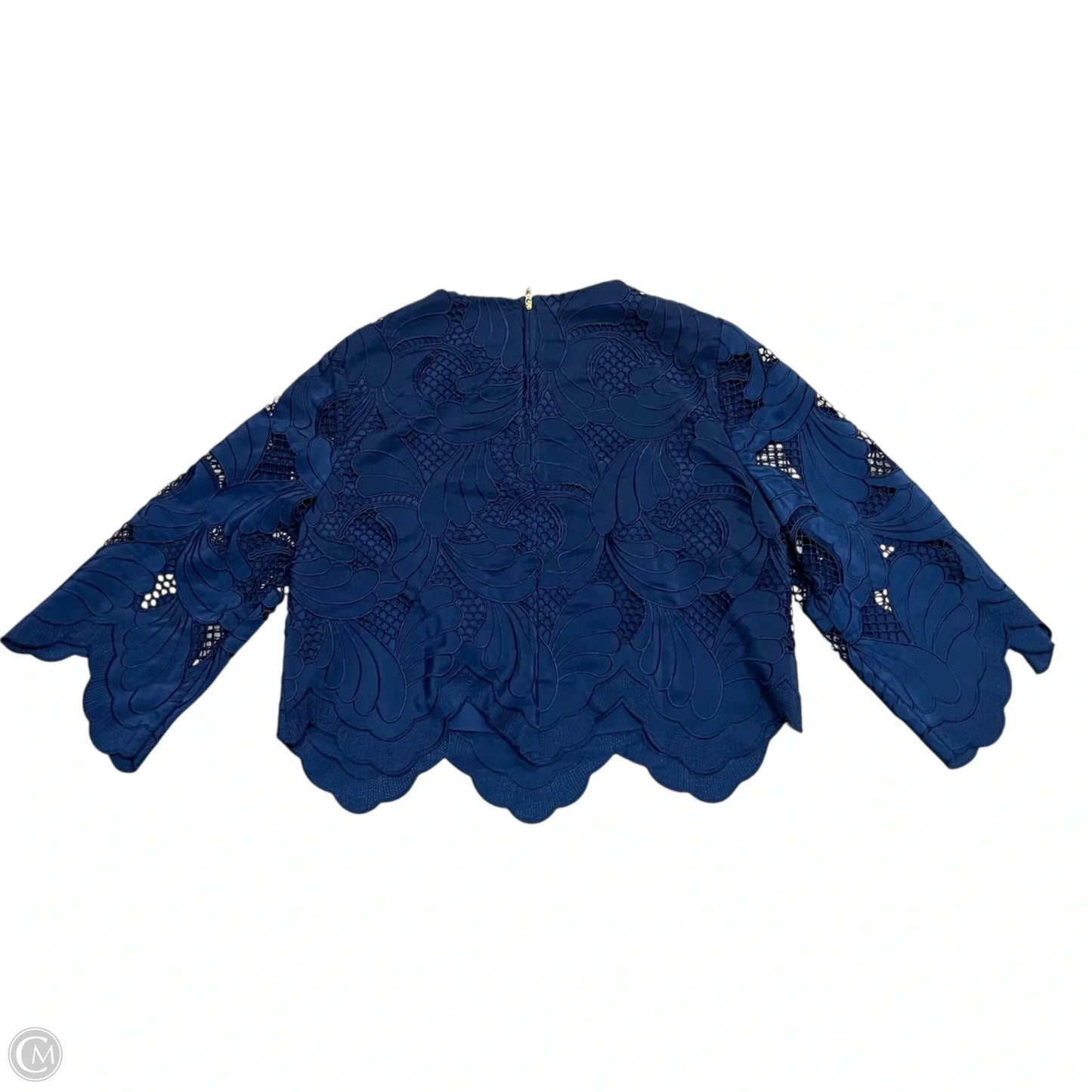 Top Long Sleeve Designer By Lilly Pulitzer In Navy, Size: Xs