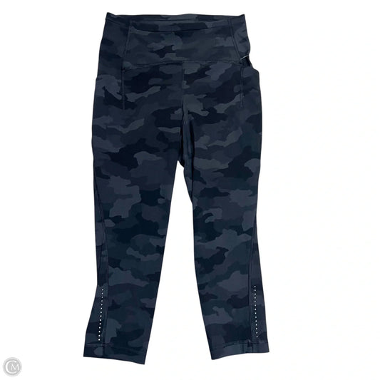 Athletic Capris By Lululemon In Camouflage Print, Size: S