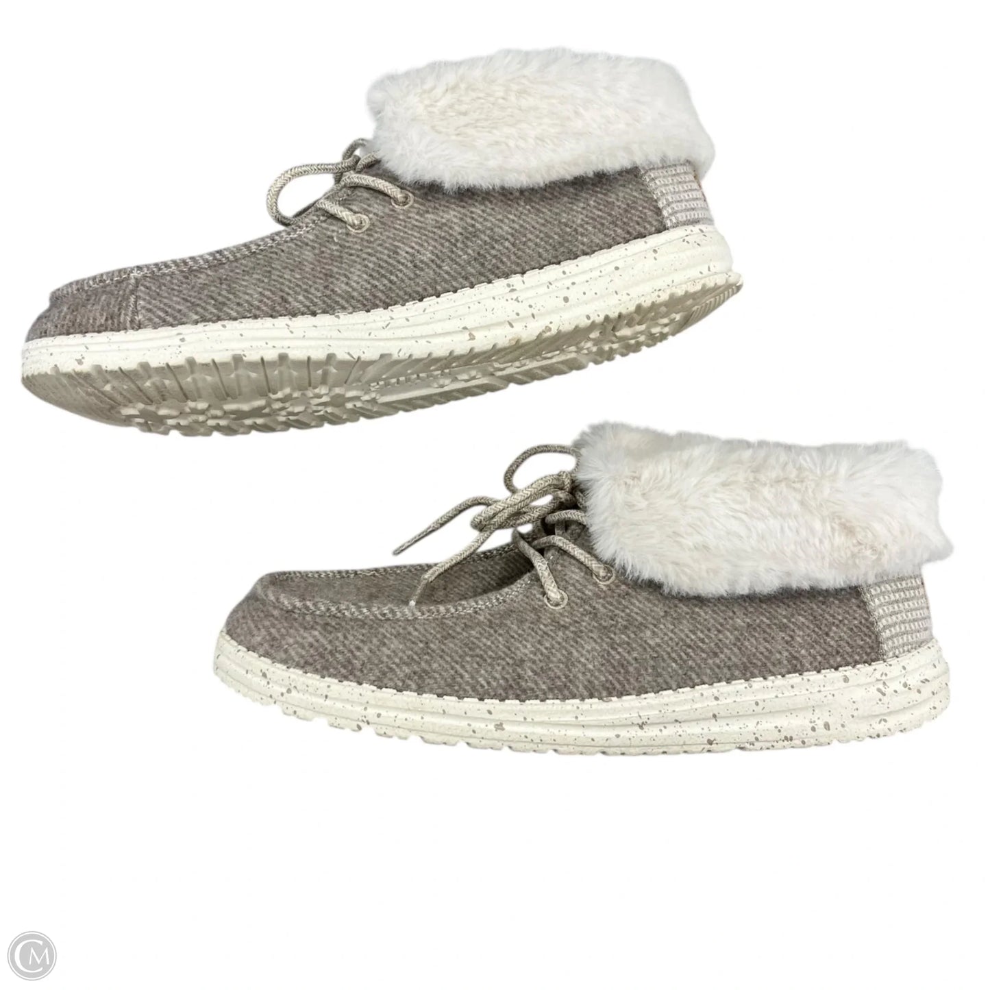 Boots Ankle Heels By Hey Dude In Taupe, Size: 9