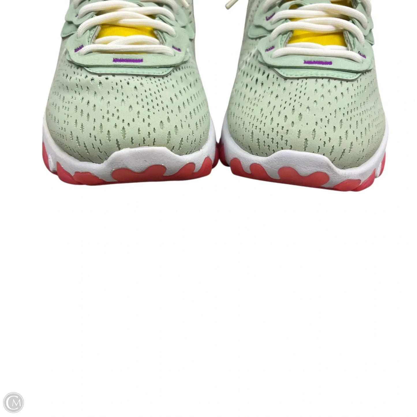 Shoes Sneakers By Nike In Green & Purple, Size: 8.5