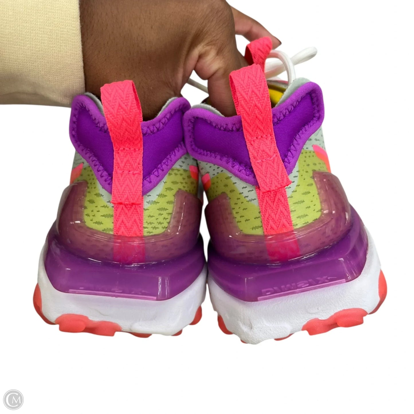 Shoes Sneakers By Nike In Green & Purple, Size: 8.5