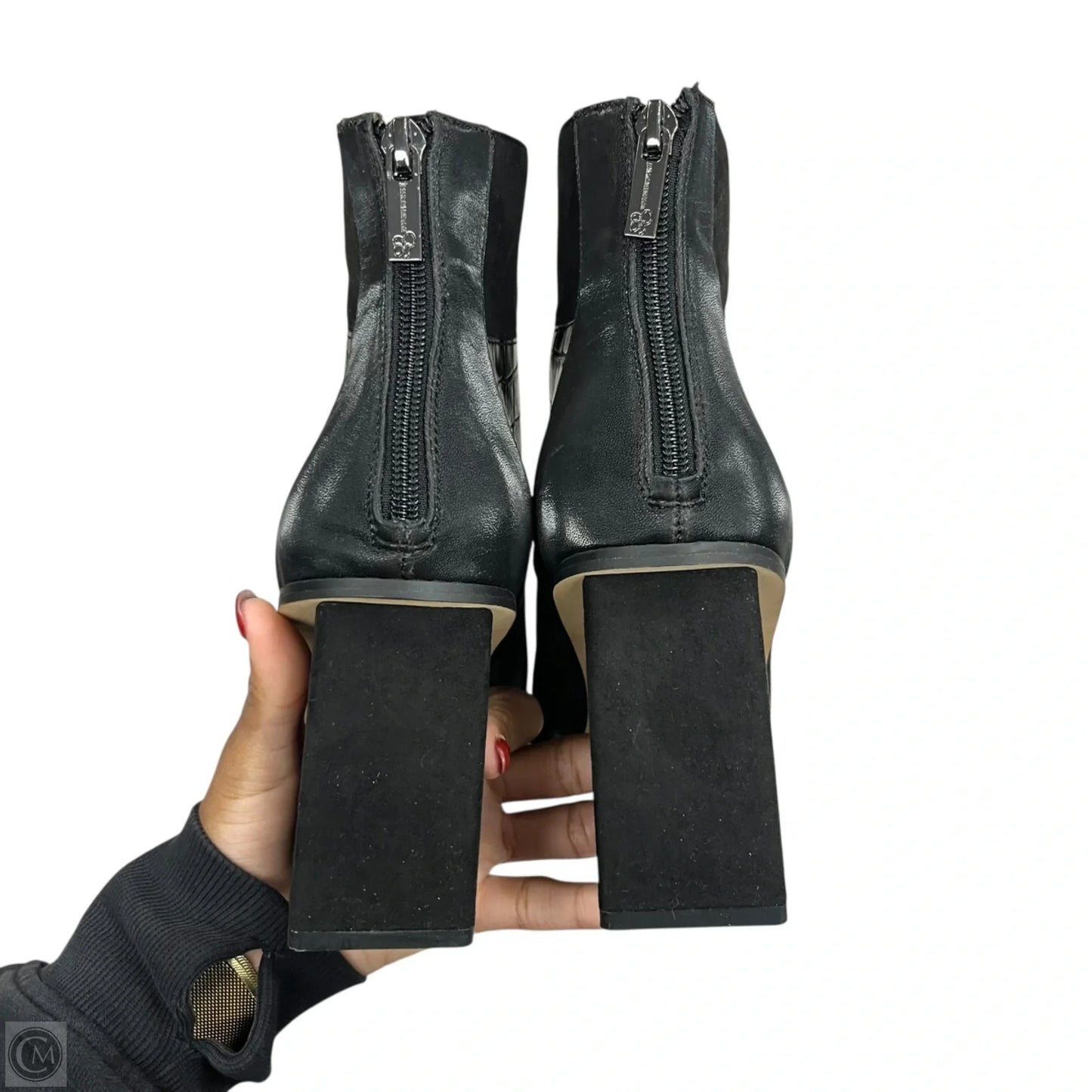 Boots Ankle Heels By Jessica Simpson In Black, Size: 9.5
