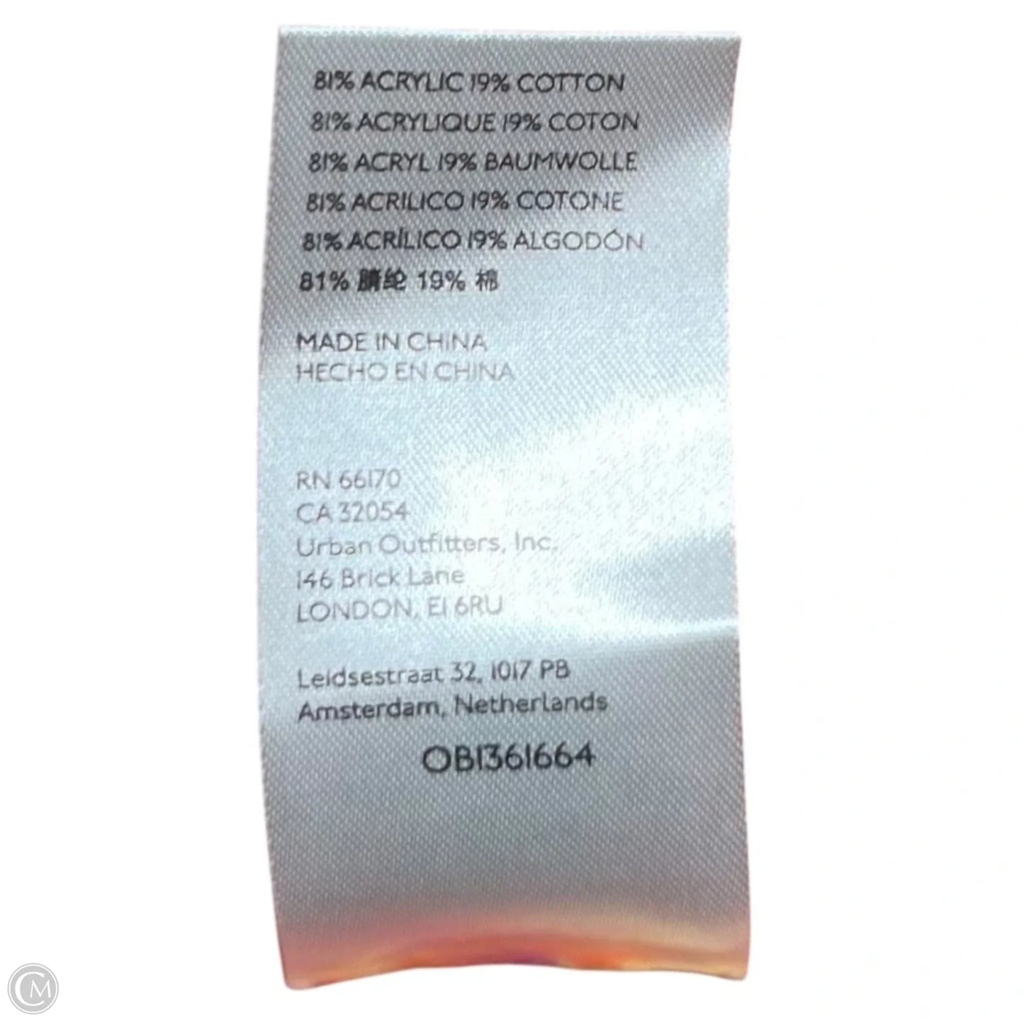 Sweater By Urban Outfitters In Blue & Orange, Size: M