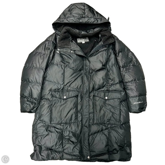 Coat Puffer & Quilted By Eddie Bauer In Black, Size: 2x
