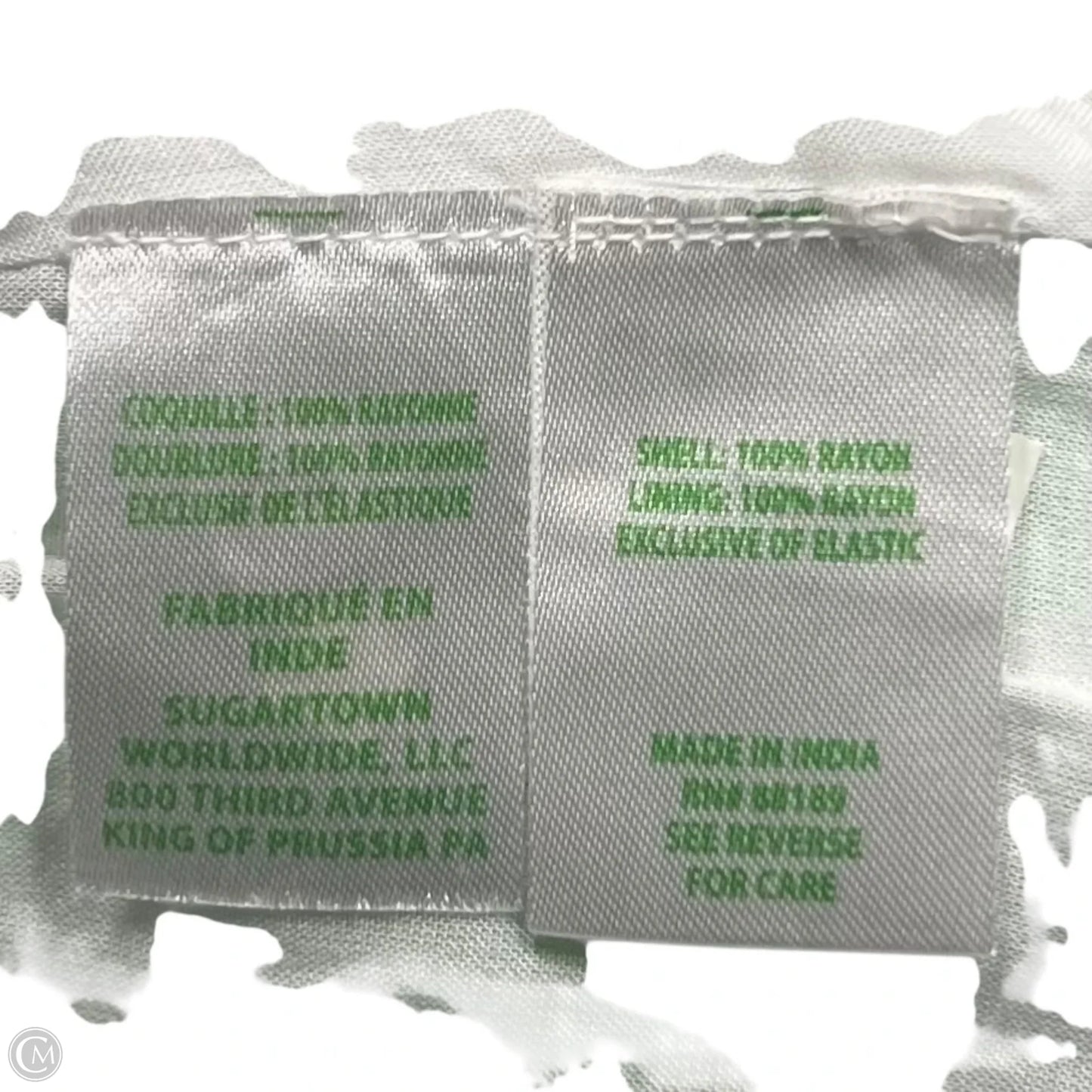 Dress Designer By Lilly Pulitzer In Green & White, Size: S