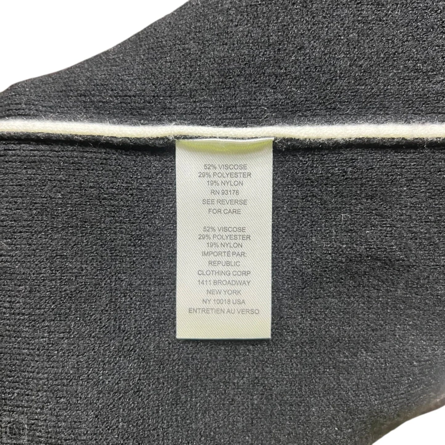 Sweater Short Sleeve By Industry In Black, Size: M
