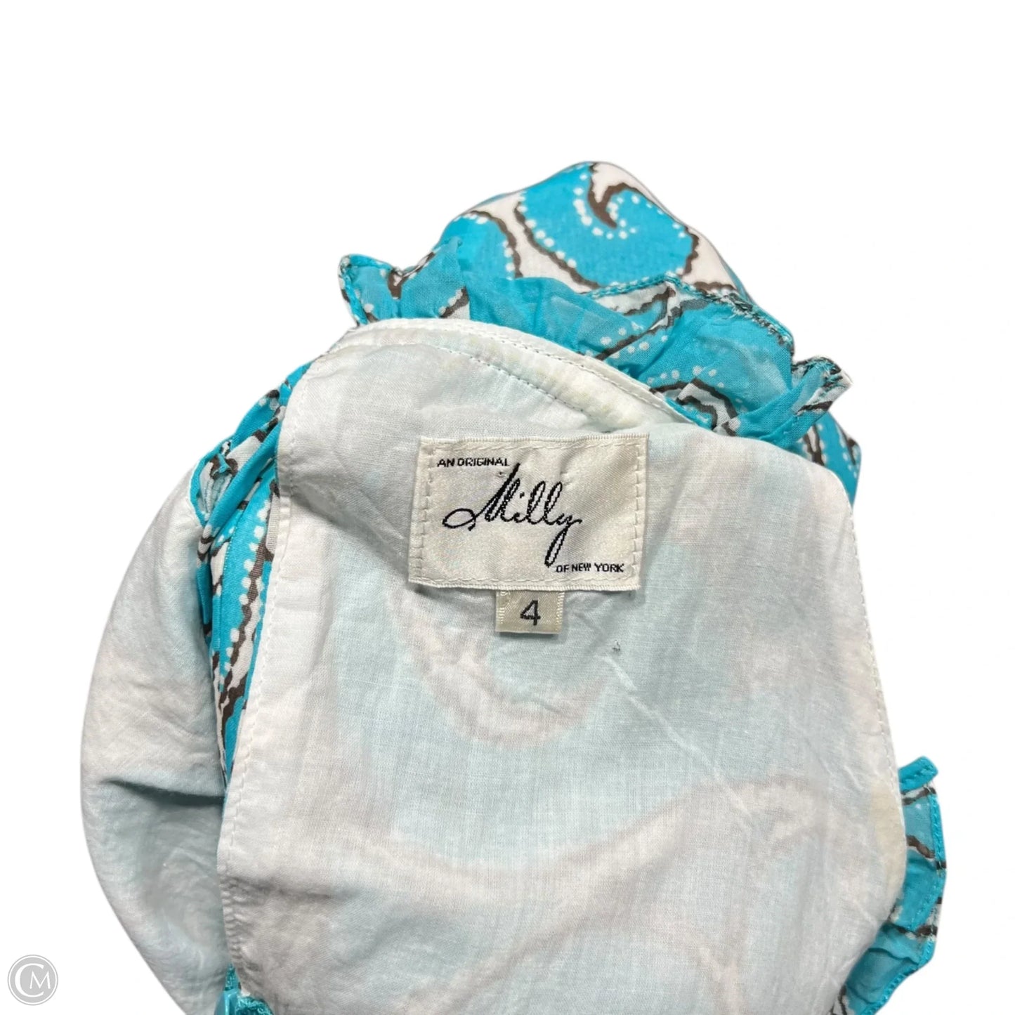 Dress Designer By Milly In Blue & White, Size: S