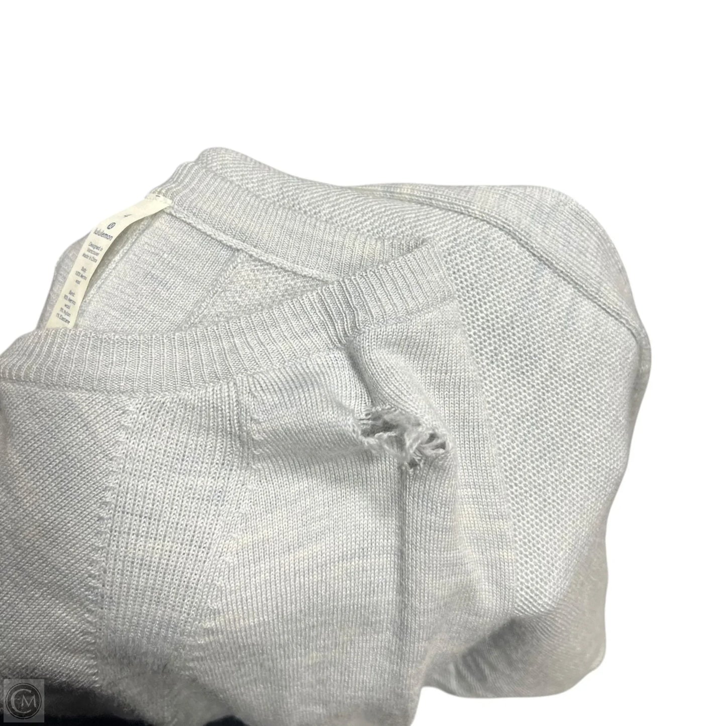 Sweater By Lululemon In Grey, Size: S