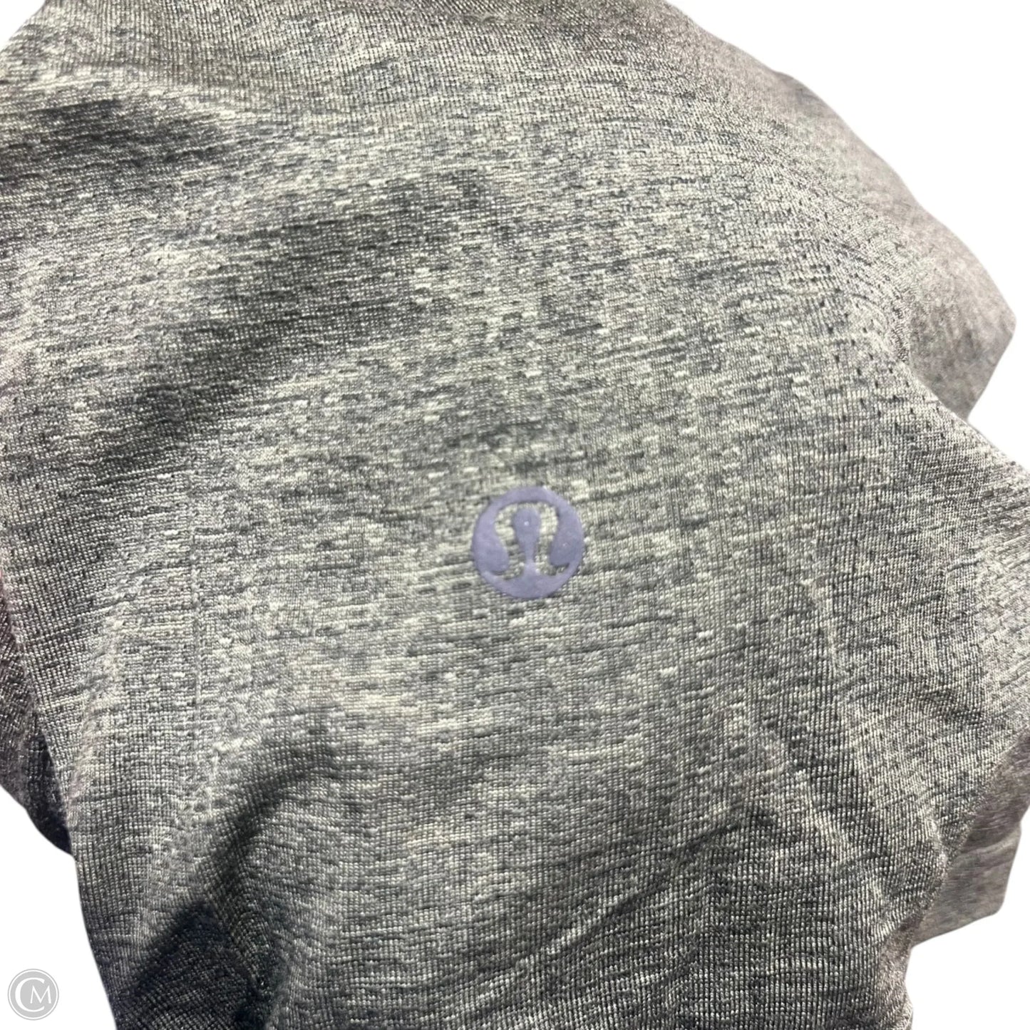 Athletic Top Long Sleeve Collar By Lululemon In Green, Size: Xs