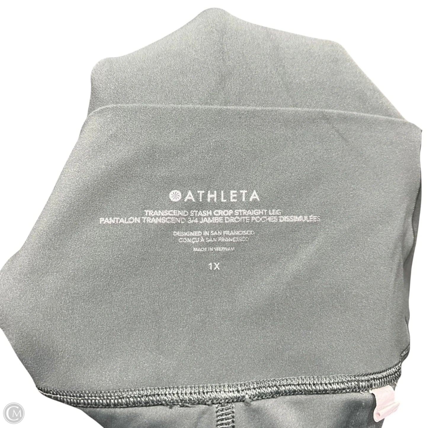 Athletic Leggings By Athleta In Green, Size: 18