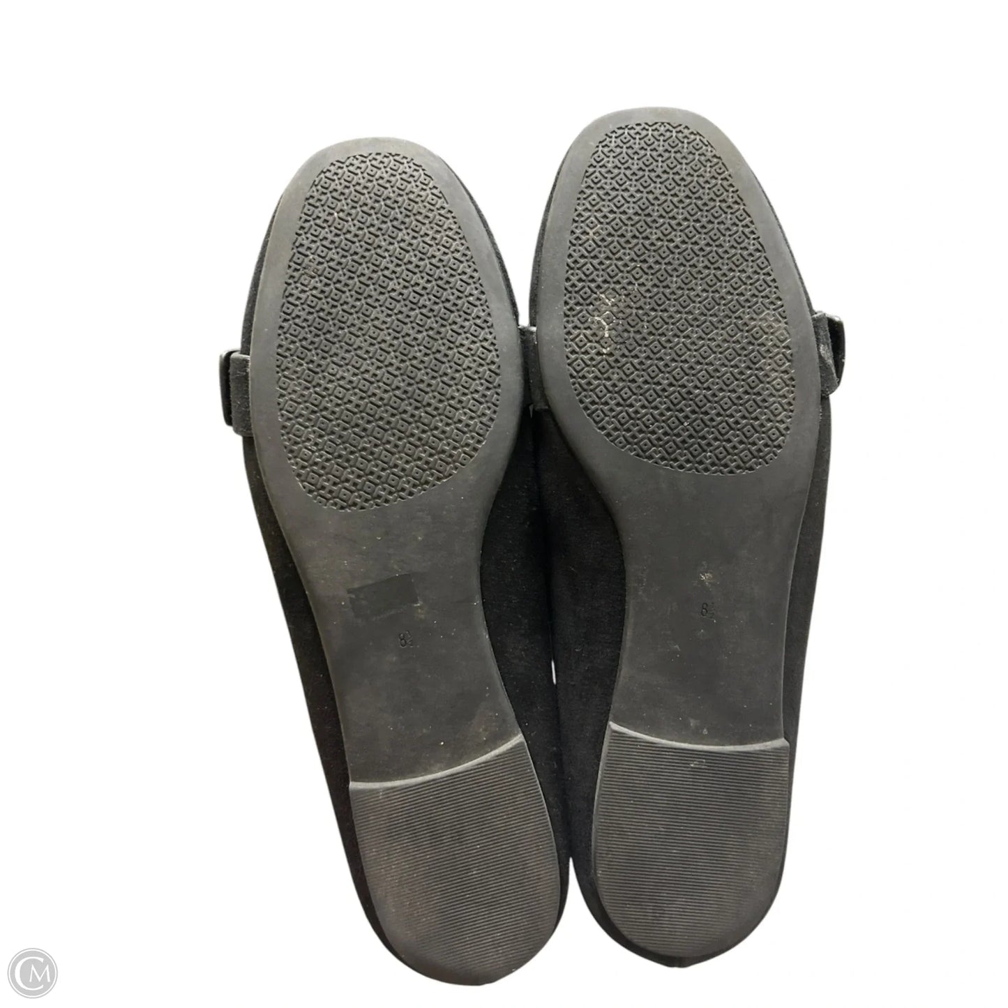 Shoes Designer By Tory Burch In Black & Gold, Size: 8.5