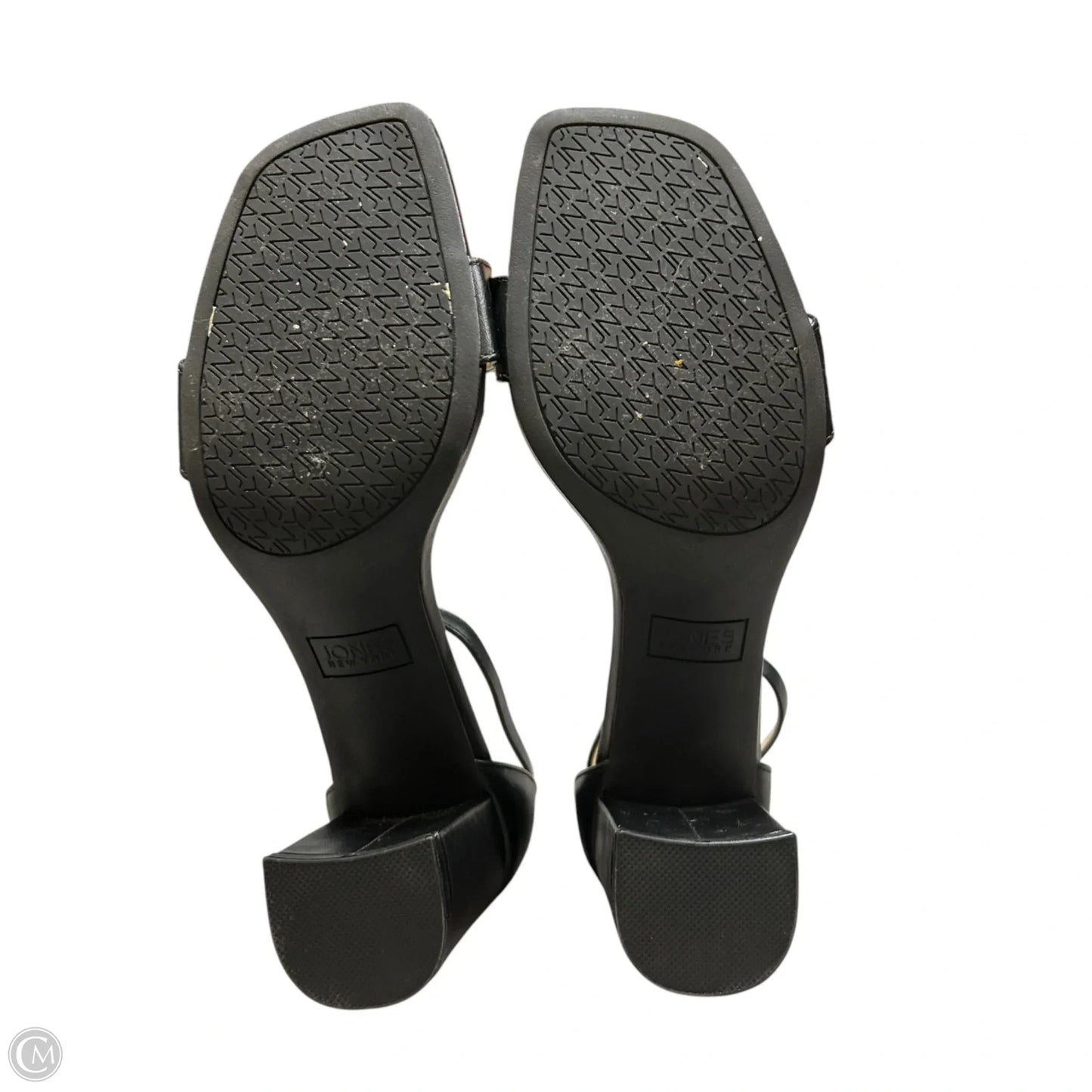 Sandals Heels Block By Jones New York In Black, Size: 9.5
