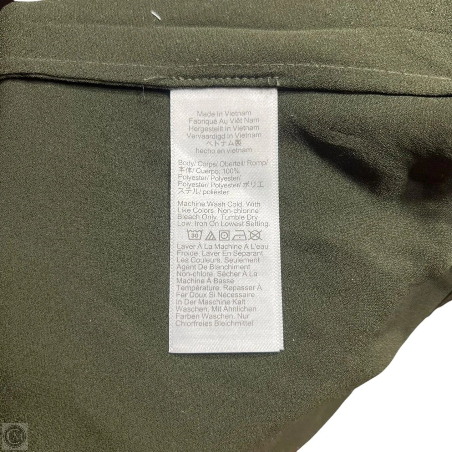 Top Long Sleeve By Madewell In Green, Size: Xs