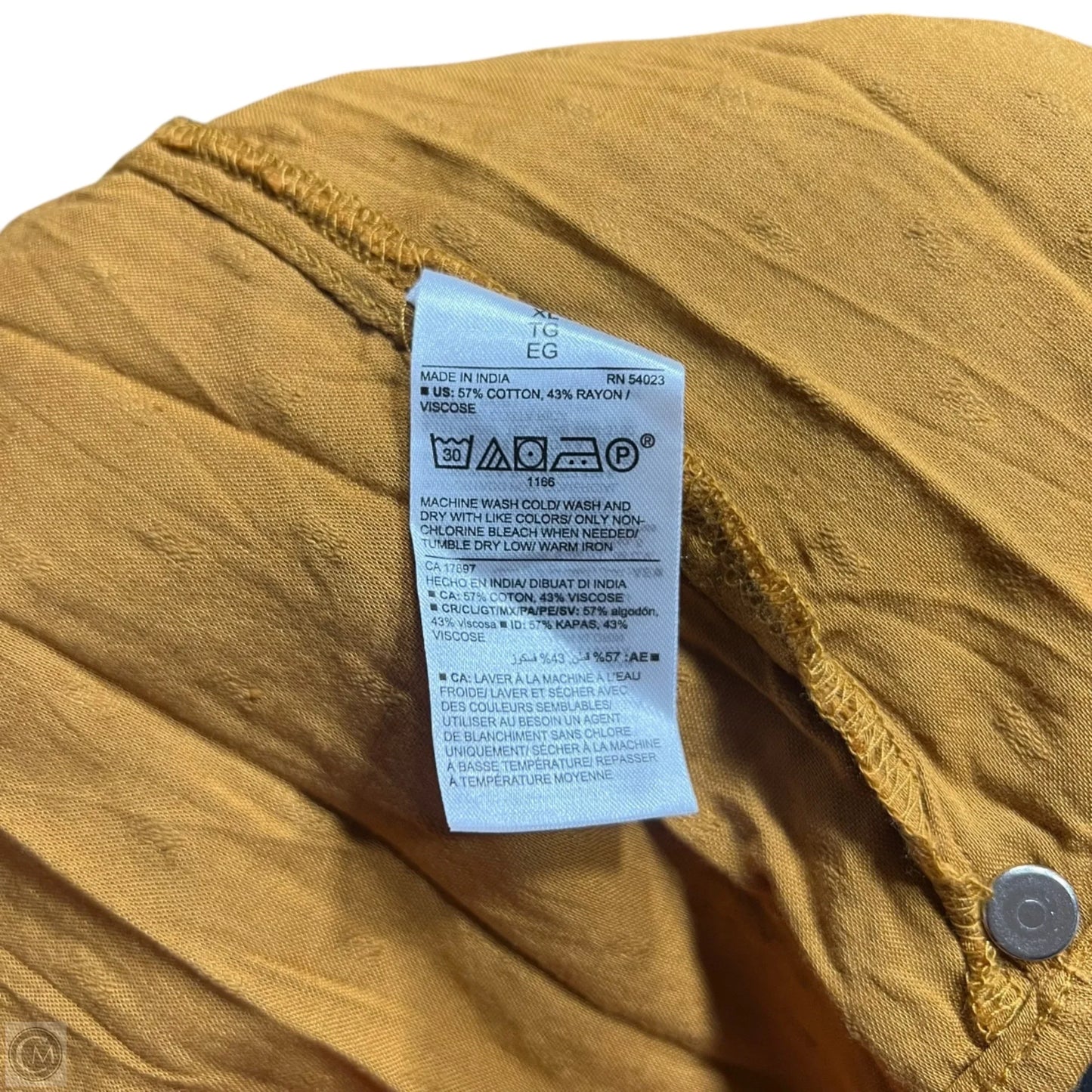 Dress Casual Maxi By Old Navy In Tan, Size: Xl