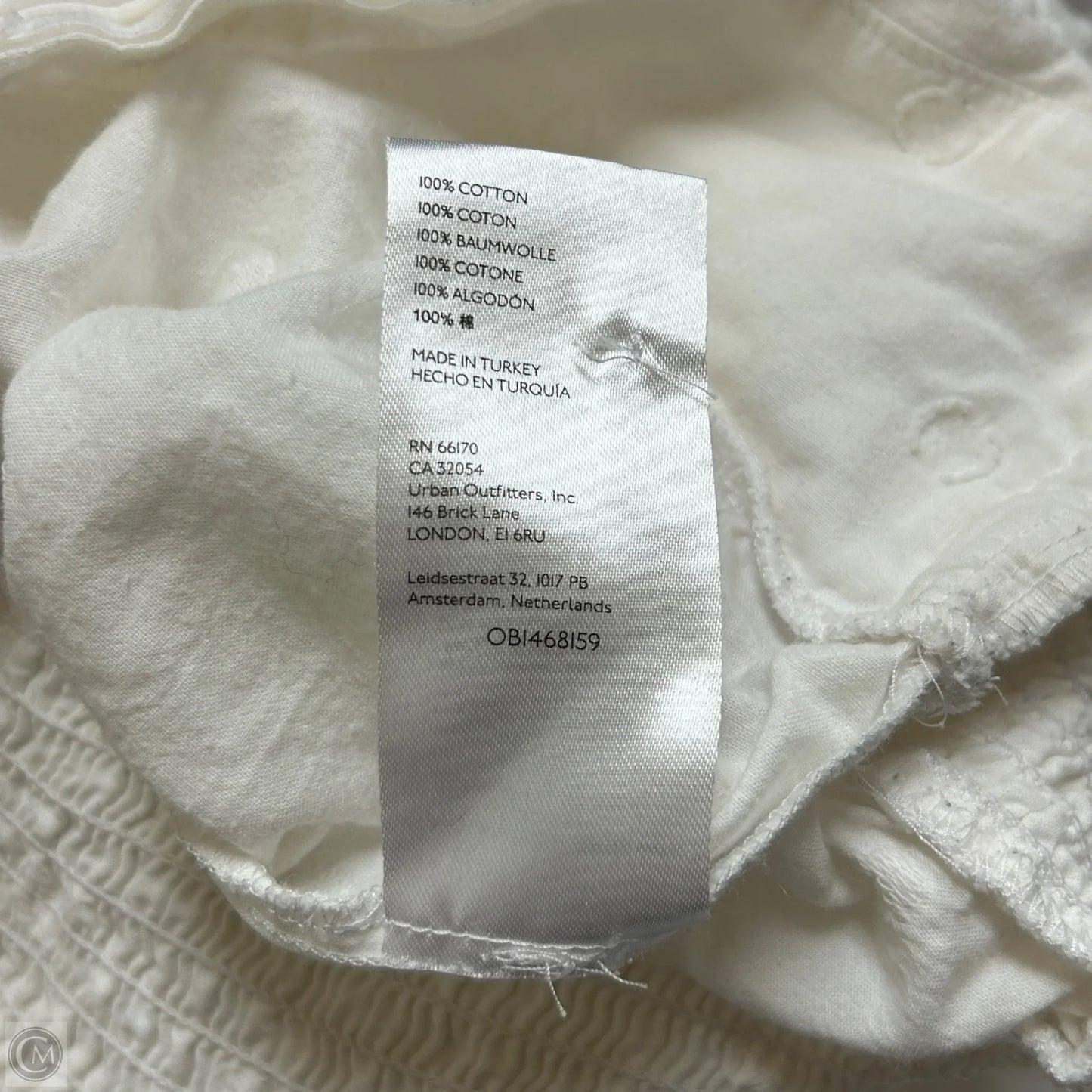 Top Long Sleeve By Maeve In Cream, Size: M