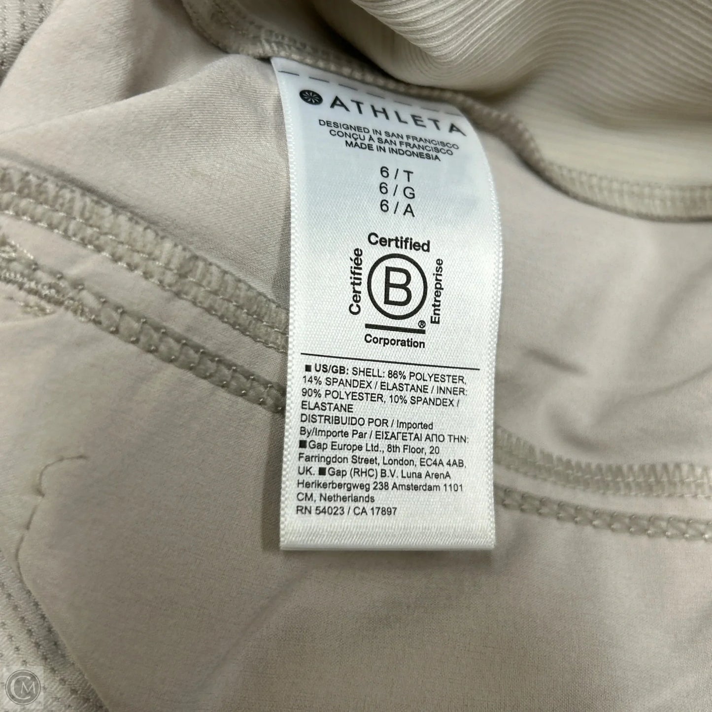 Athletic Skort By Athleta In Tan, Size: 6