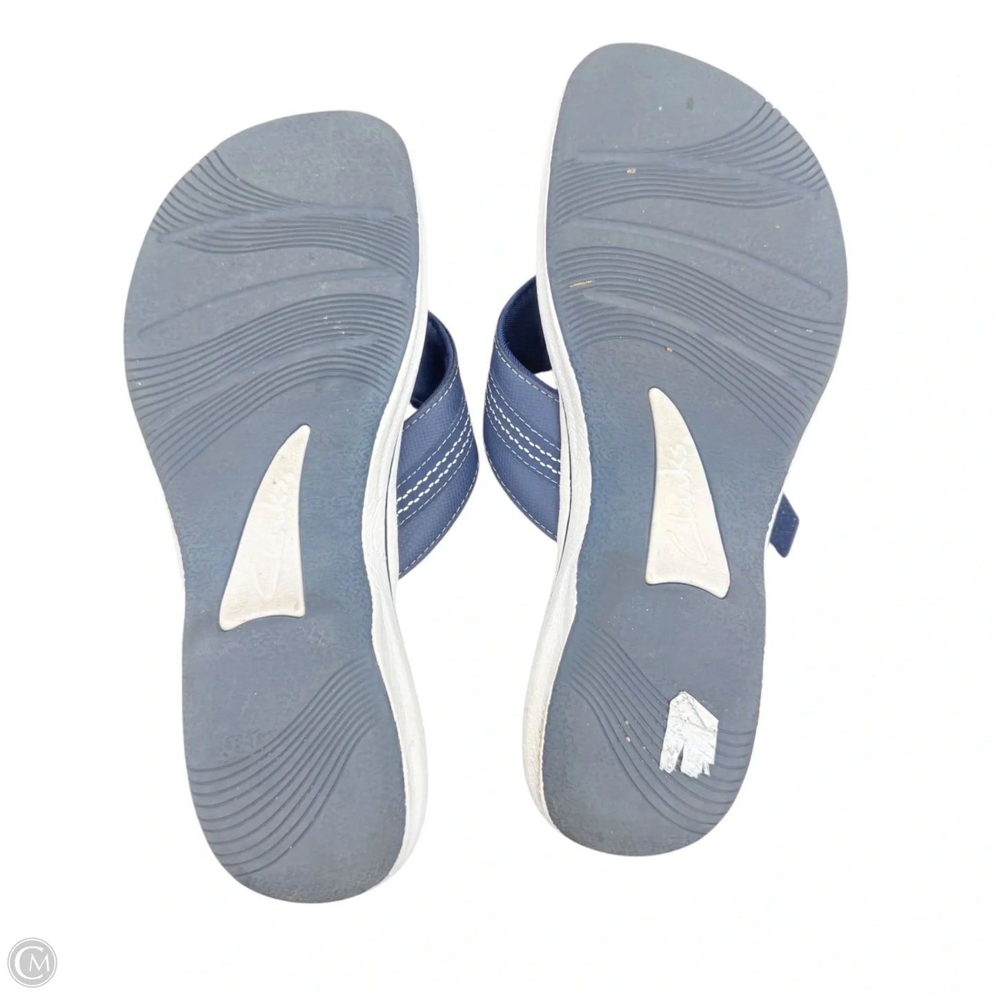 Sandals Flats By Clarks In Black, Size: 8