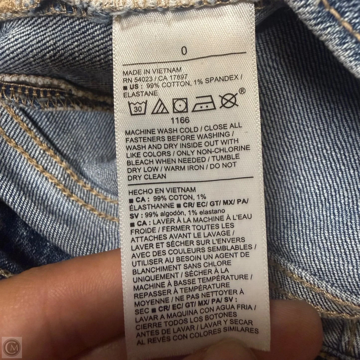 Jeans Wide Leg By Old Navy In Blue Denim, Size: 0