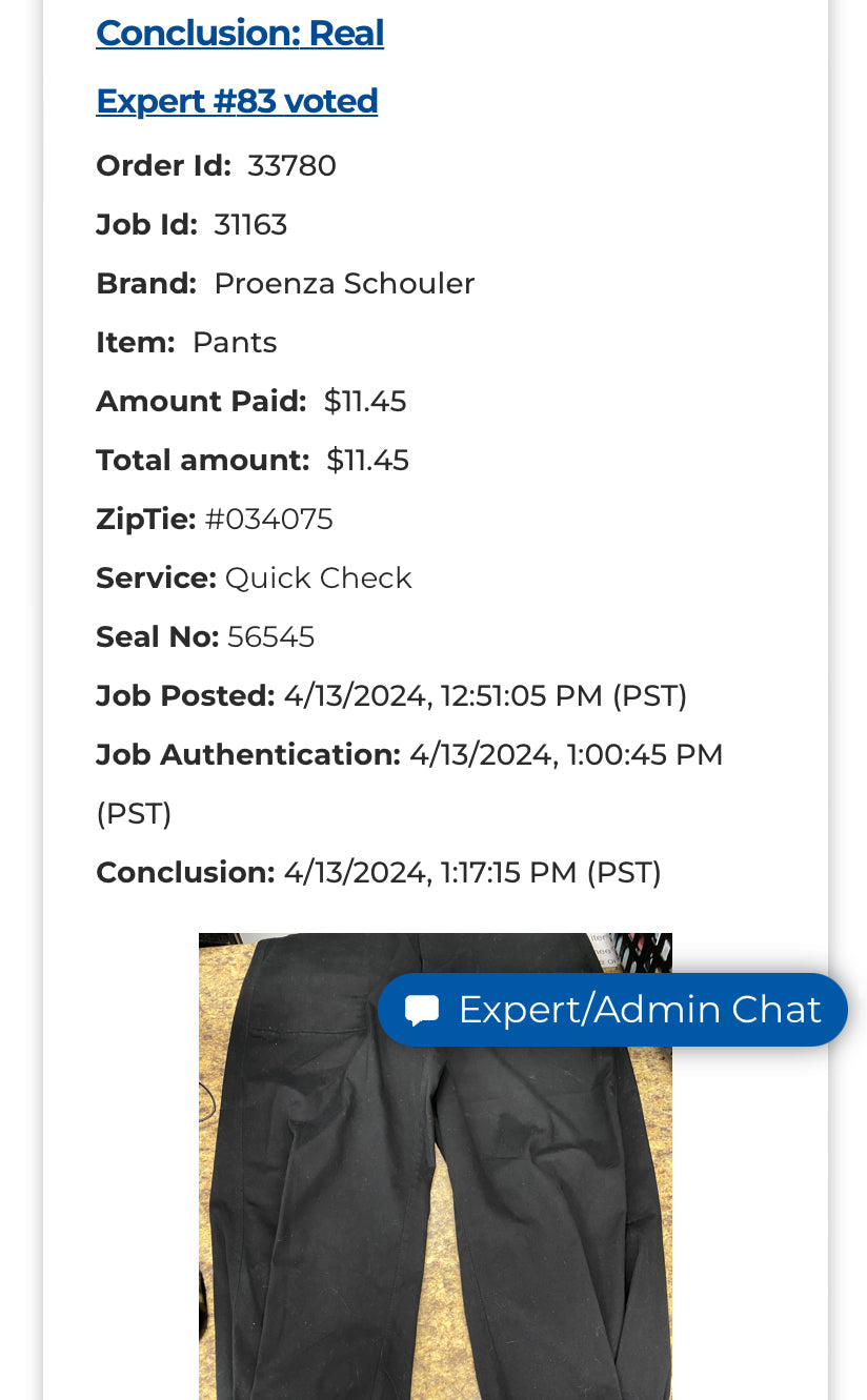 Pants Luxury Designer By Proenza-schouler Size: 12