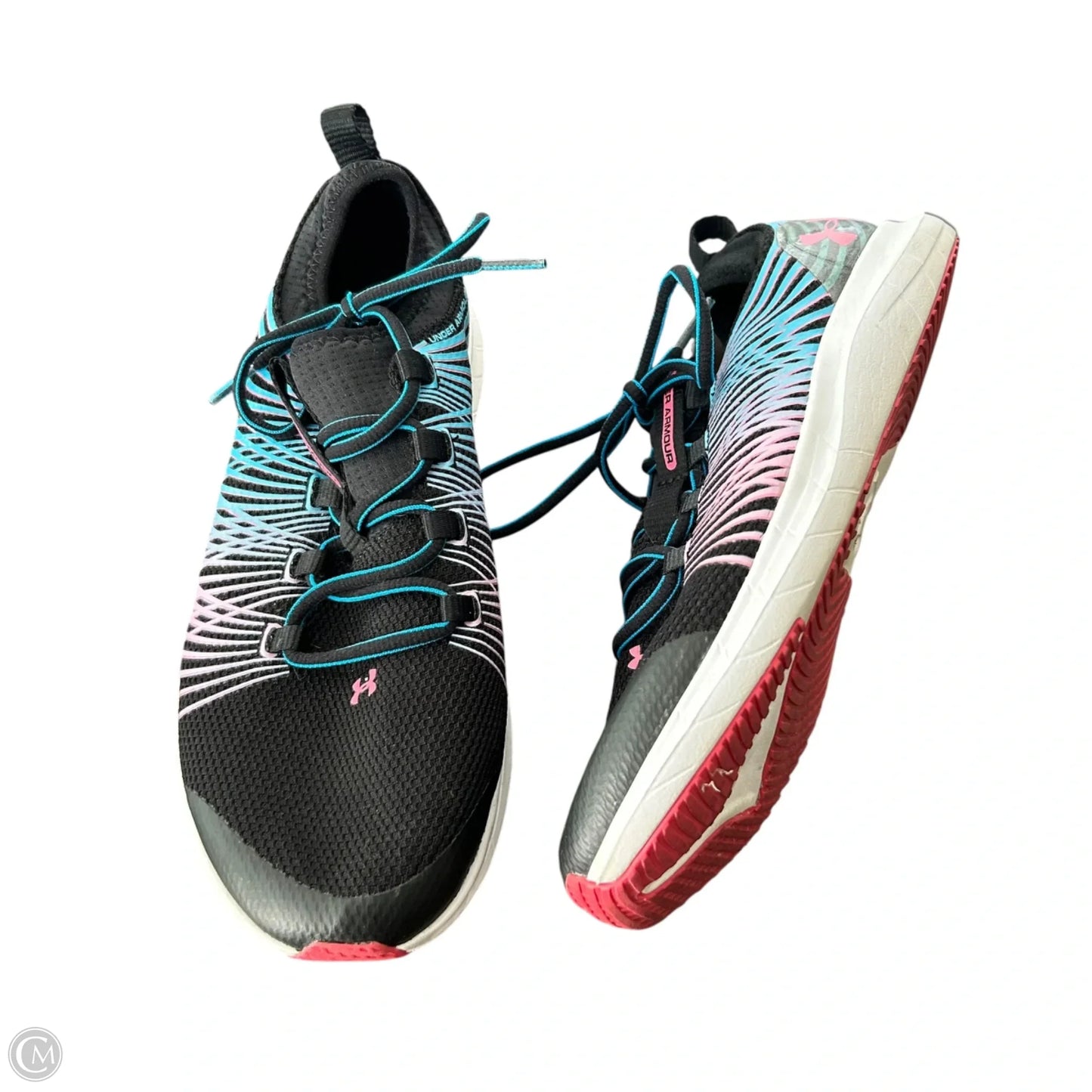 Shoes Athletic By Under Armour In Blue & Pink, Size: 7