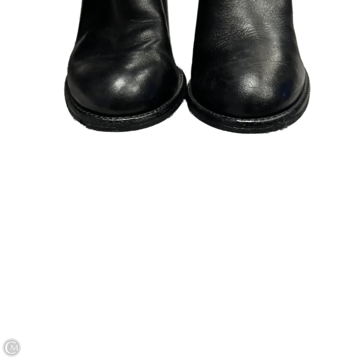 Boots Mid-calf Heels By Geox Shoes In Black, Size: 6.5