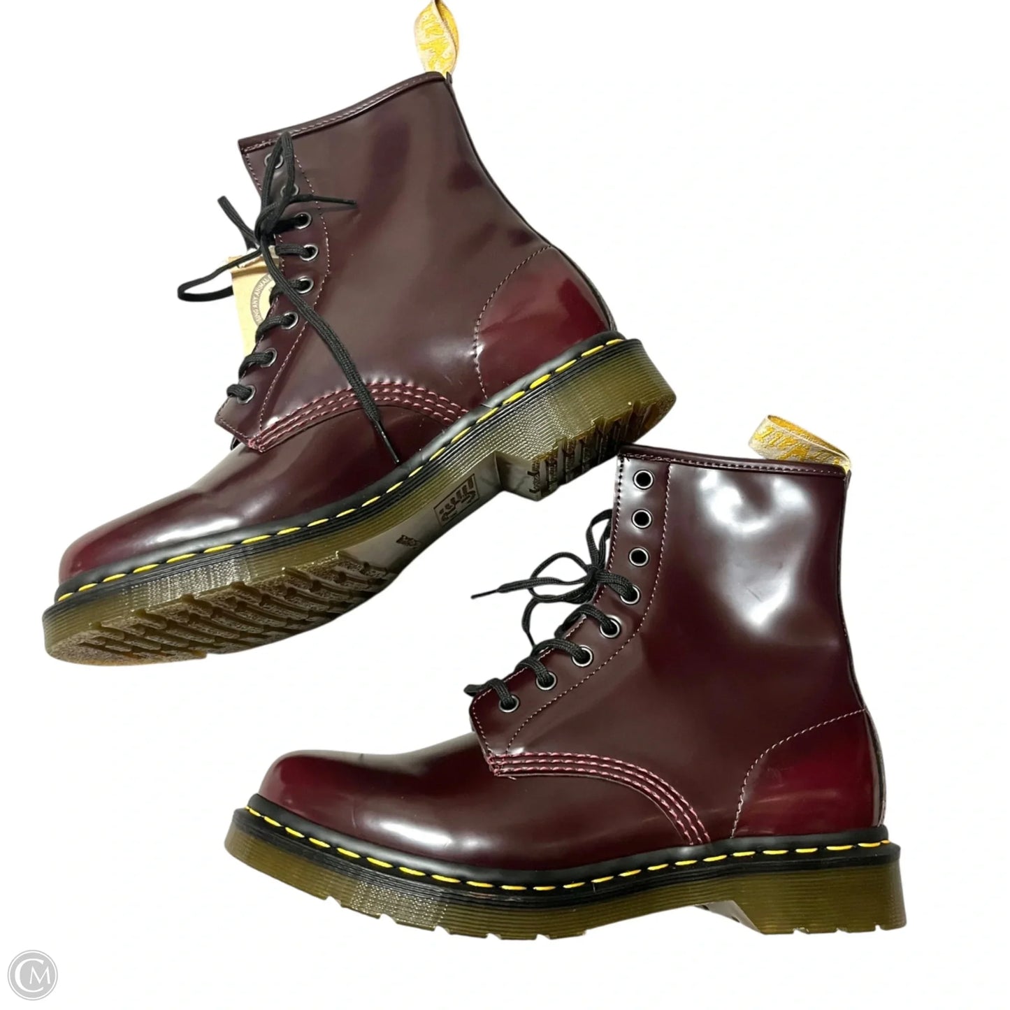 Boots Combat By Dr Martens In Red, Size: 10