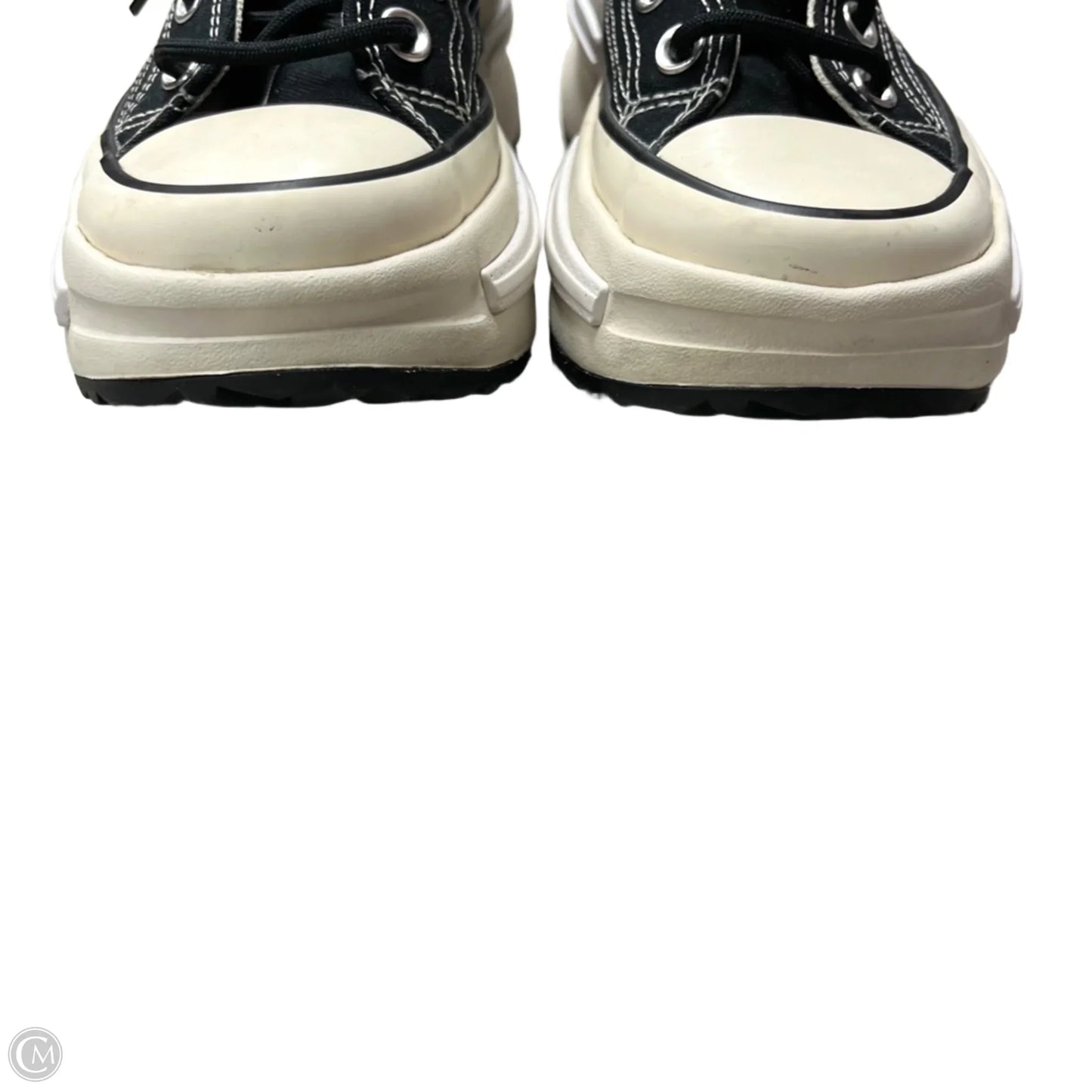 Shoes Sneakers Platform By Converse In Black & Cream, Size: 5.5