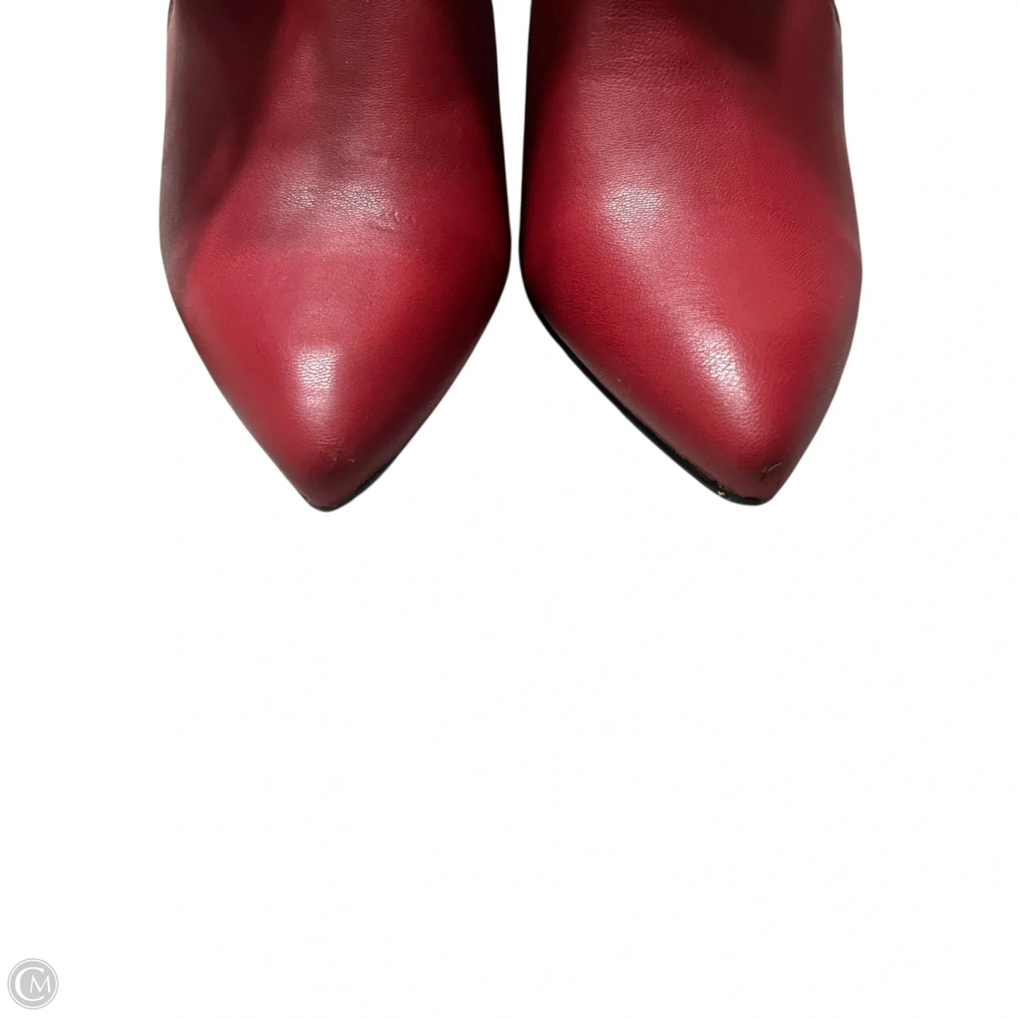 Boots Ankle Heels By Forever 21 In Red, Size: 8
