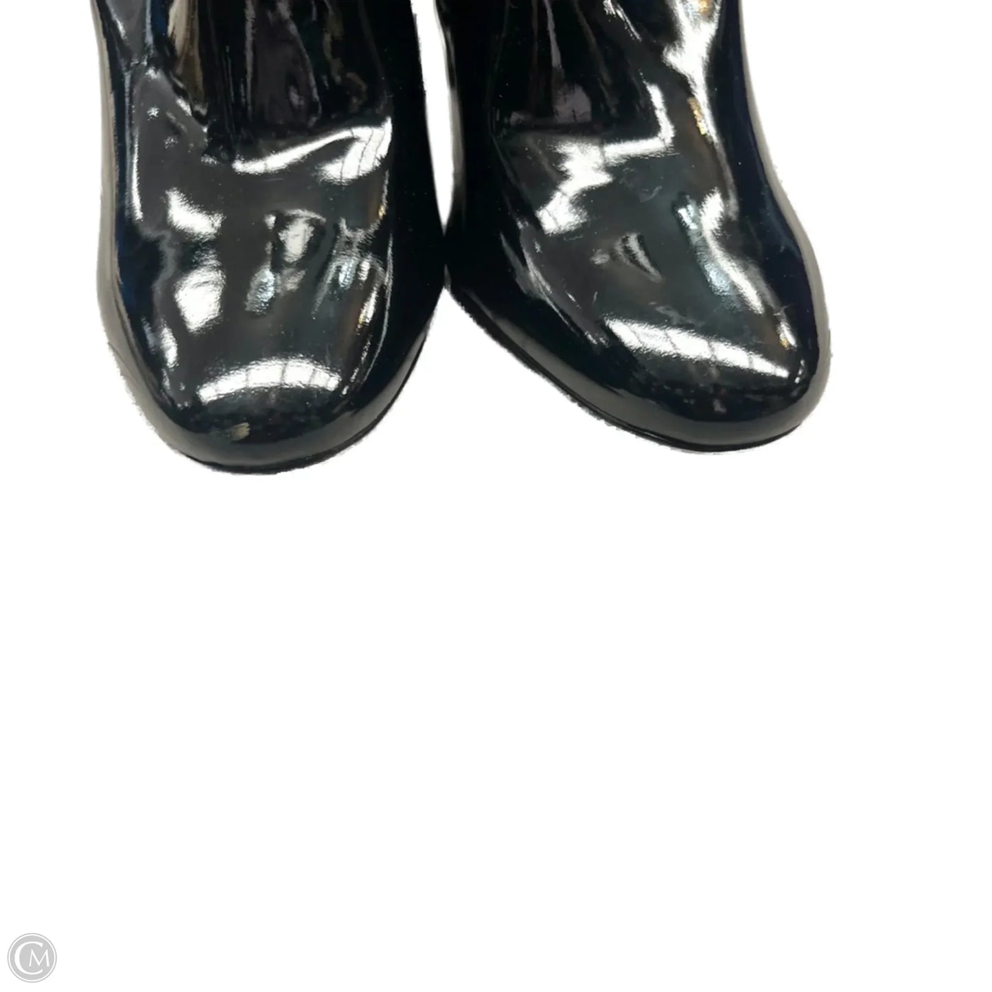 Boots Ankle Heels By Time And Tru In Black, Size: 10