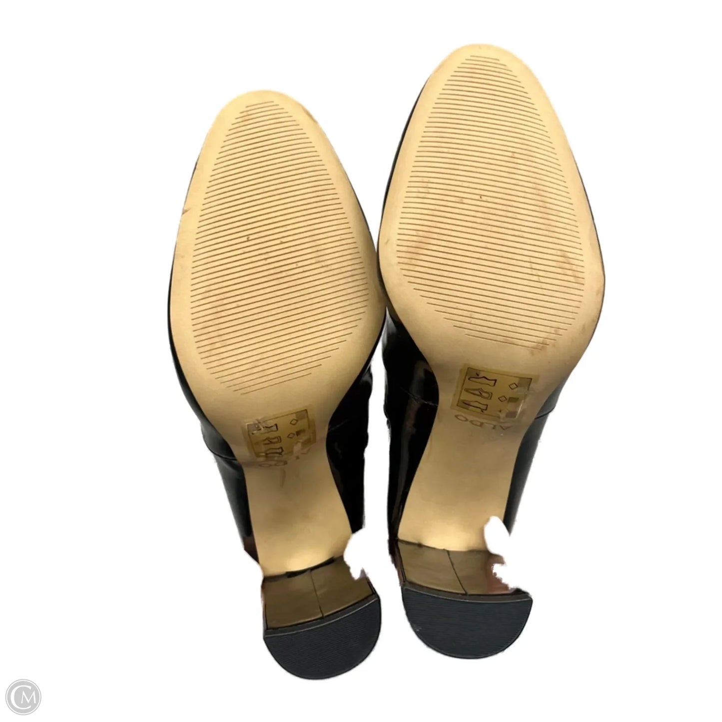 Boots Ankle Heels By Time And Tru In Black, Size: 10