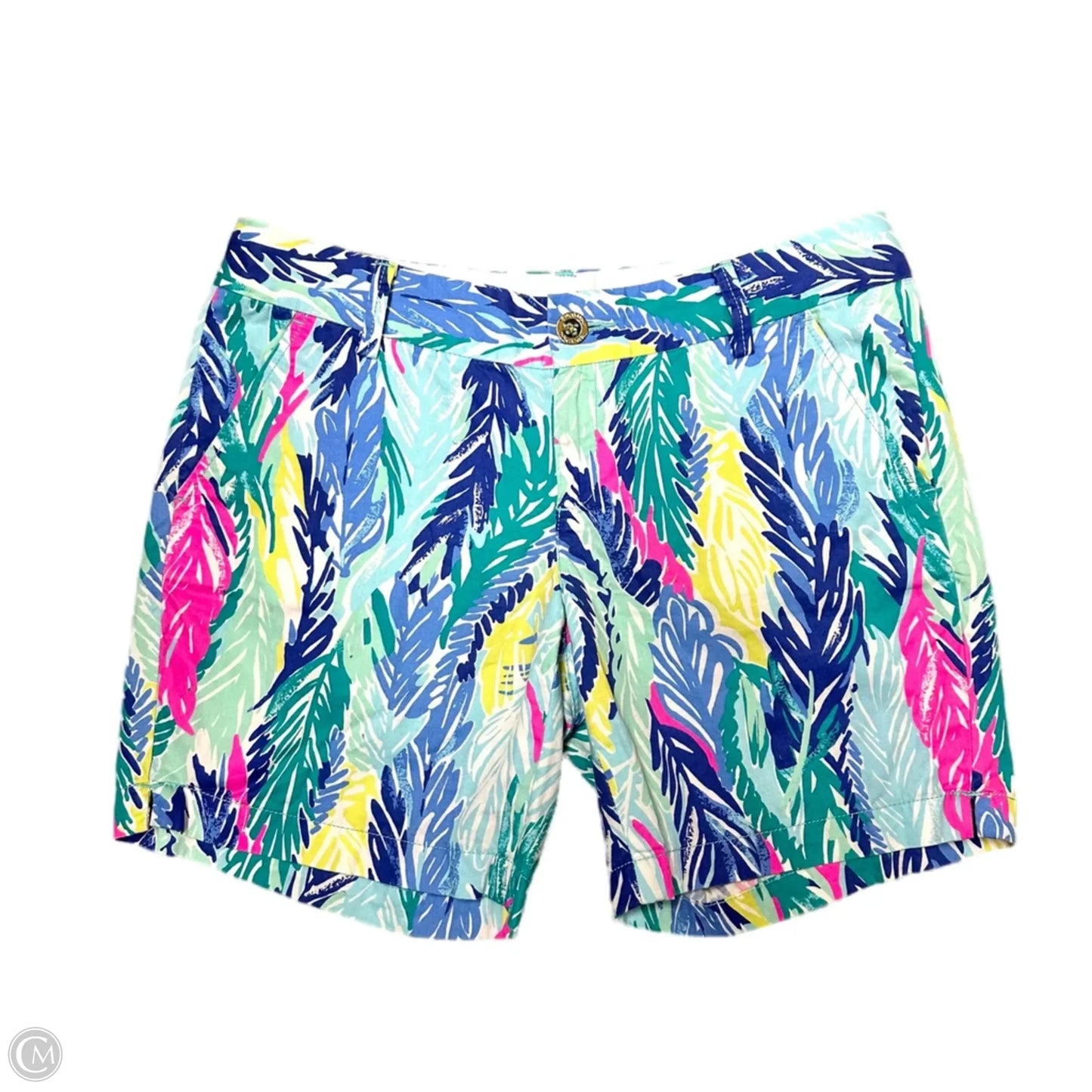 Shorts Designer By Lilly Pulitzer In Blue & Pink, Size: 6