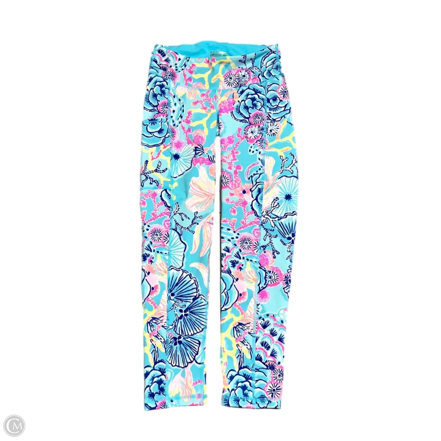 Pants Designer By Lilly Pulitzer In Blue & Pink, Size: Xs