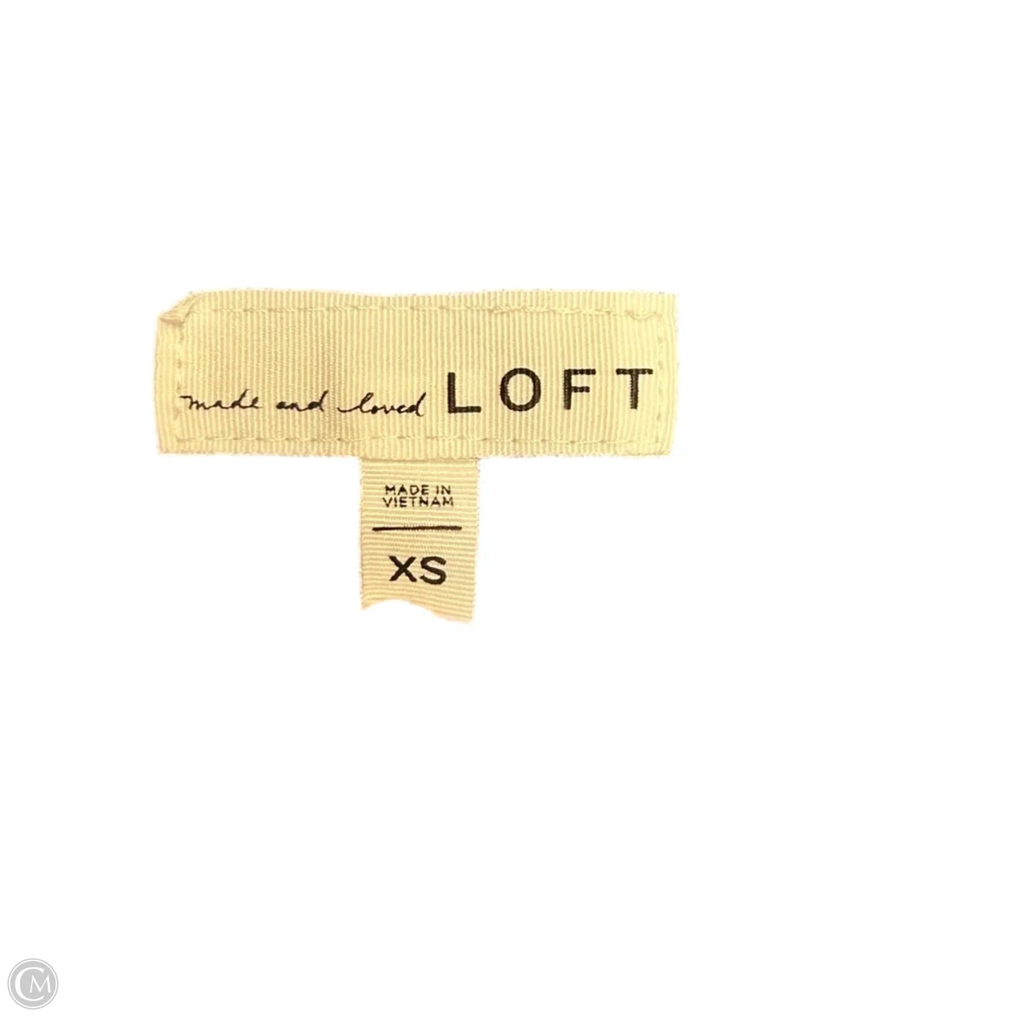 Jacket Shirt By Loft In Blue Denim, Size: Xs