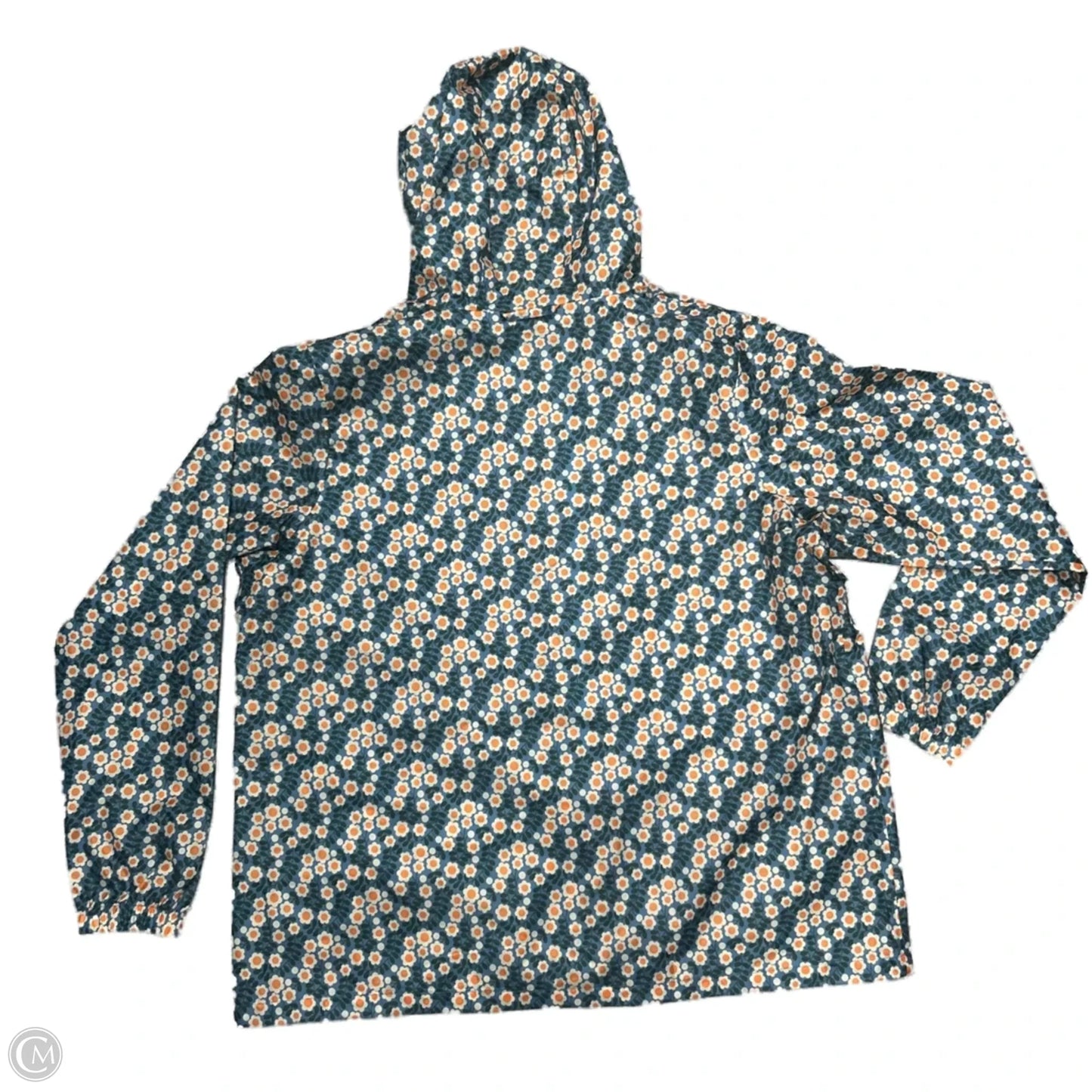 Coat Raincoat By Orla Kiely In Blue, Size: Xxl