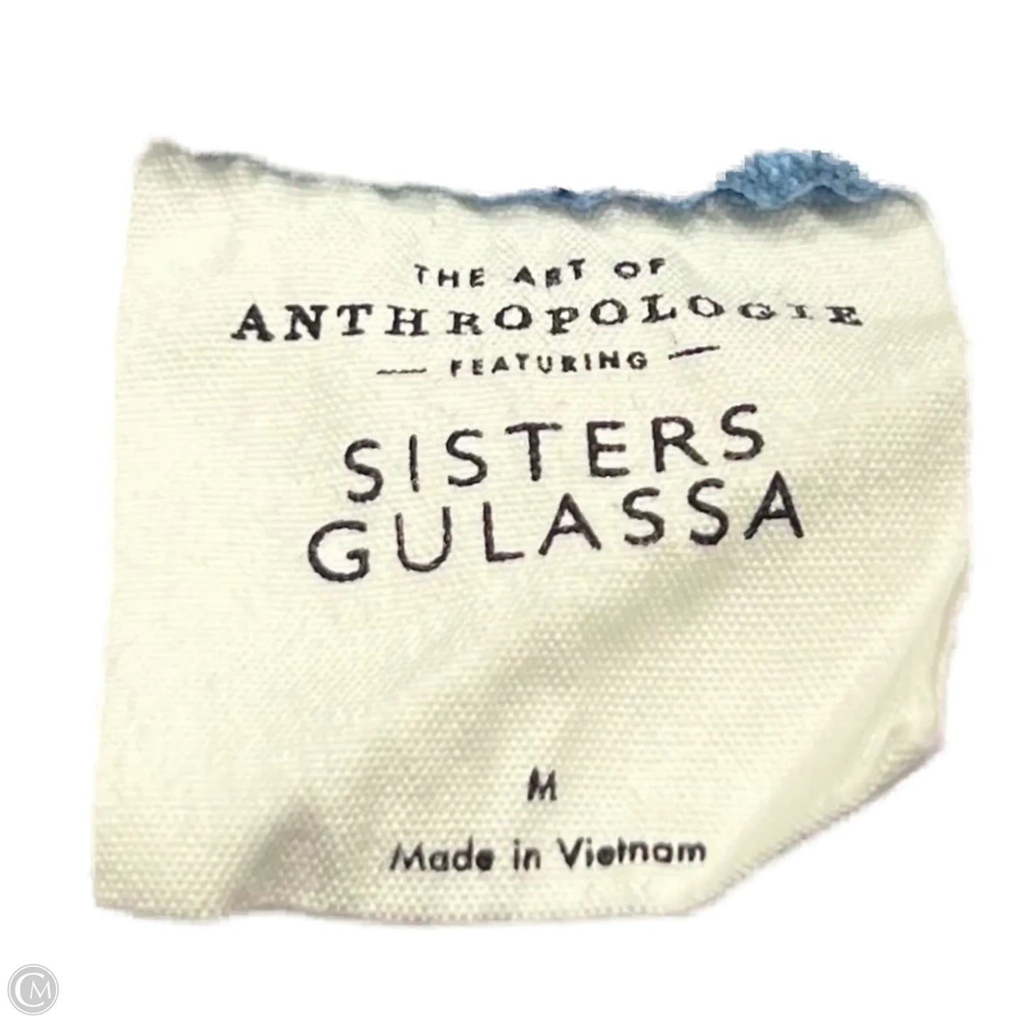 Dress Casual Midi By Anthropologie In Blue & Pink, Size: M