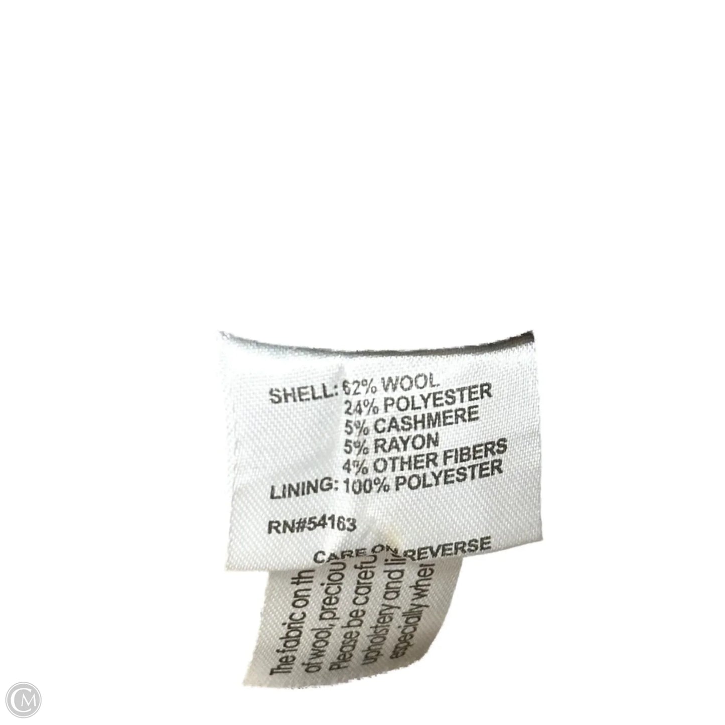 Coat Wool By Calvin Klein In Tan, Size: 3x