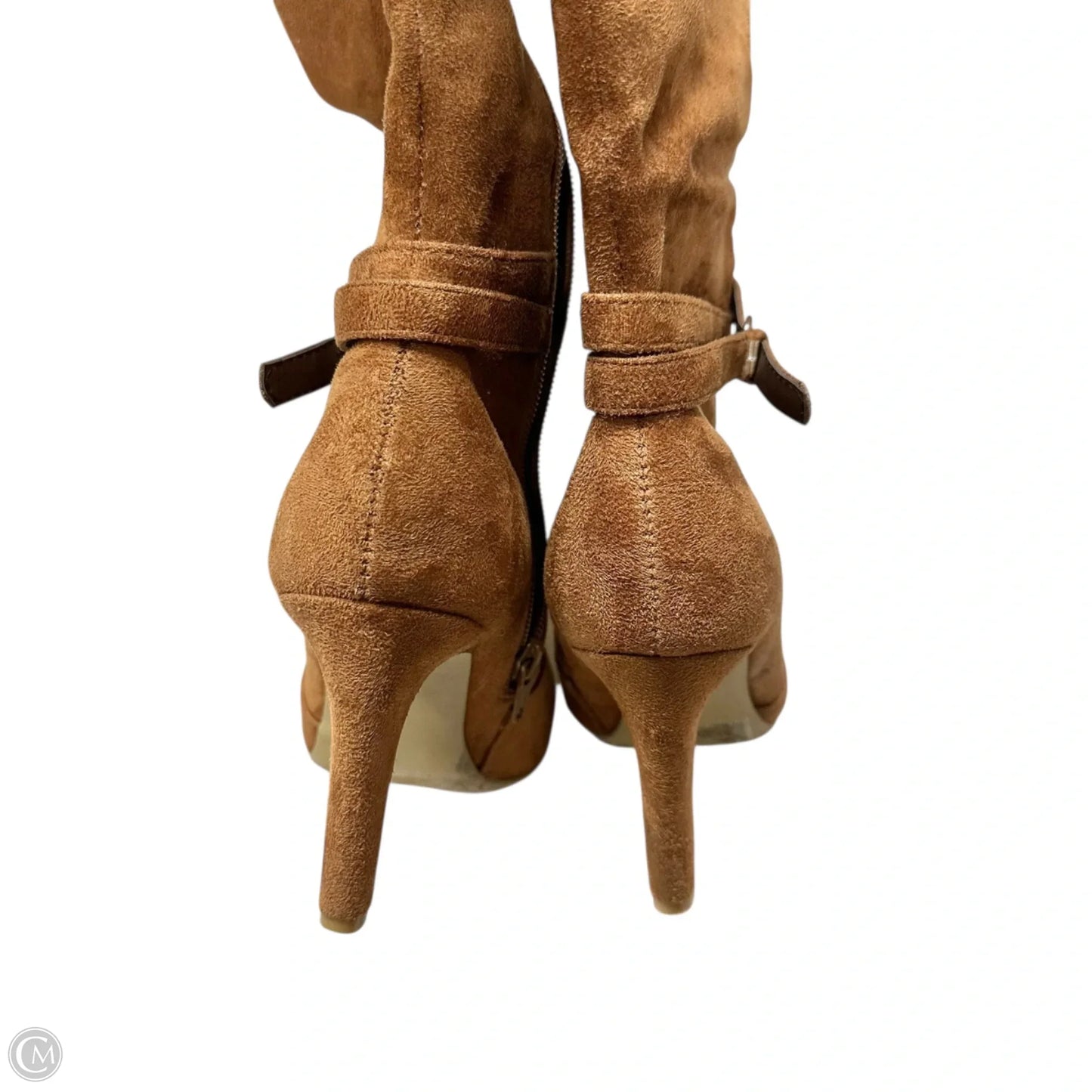Boots Knee Heels By Rialto In Brown, Size: 7.5