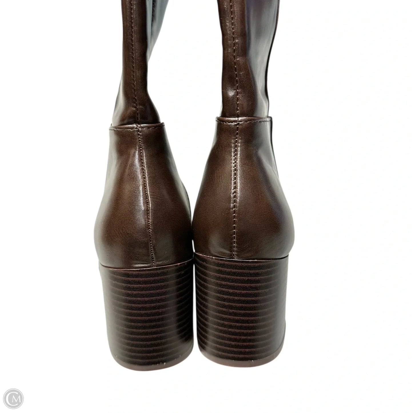 Boots Knee Heels By Kelly And Katie In Brown, Size: 8