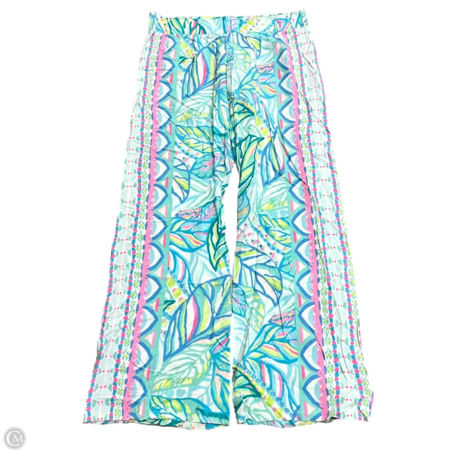 Pants Designer By Lilly Pulitzer In Blue & Green, Size: M