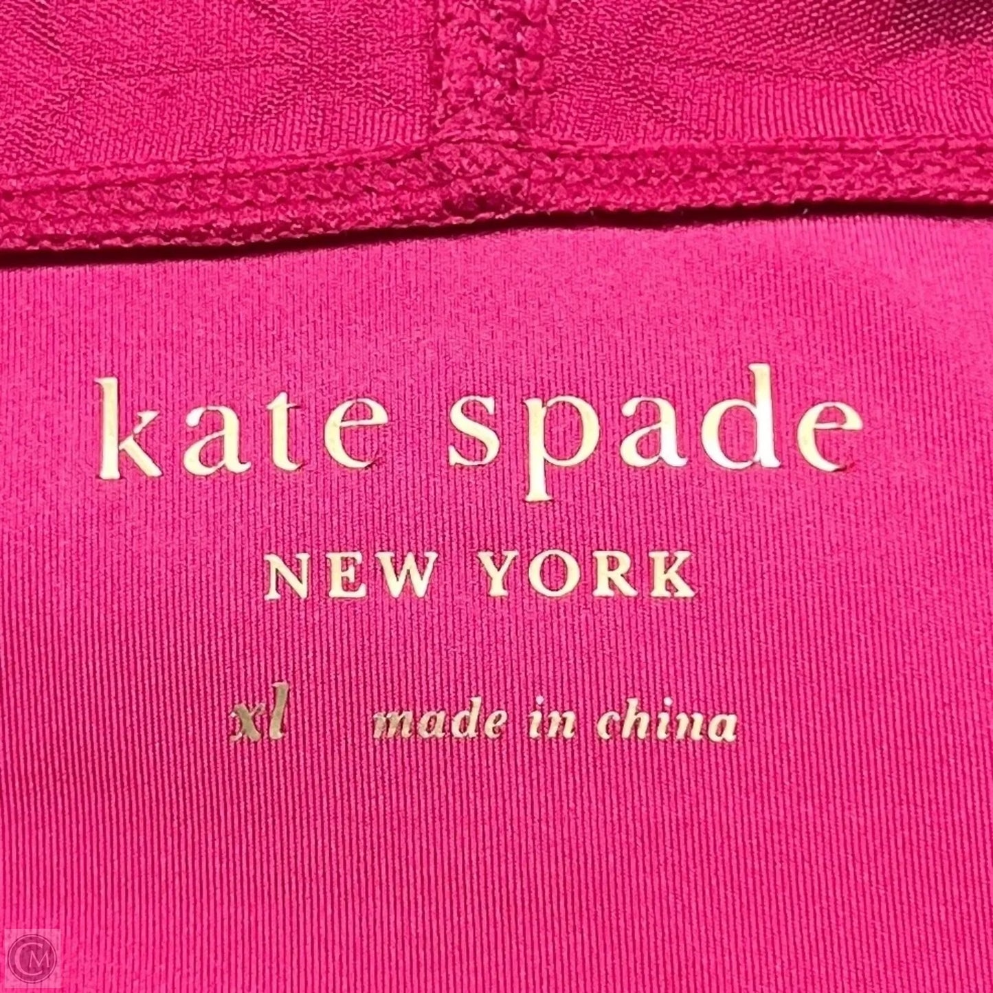 Jacket Designer By Kate Spade In Pink, Size: Xl