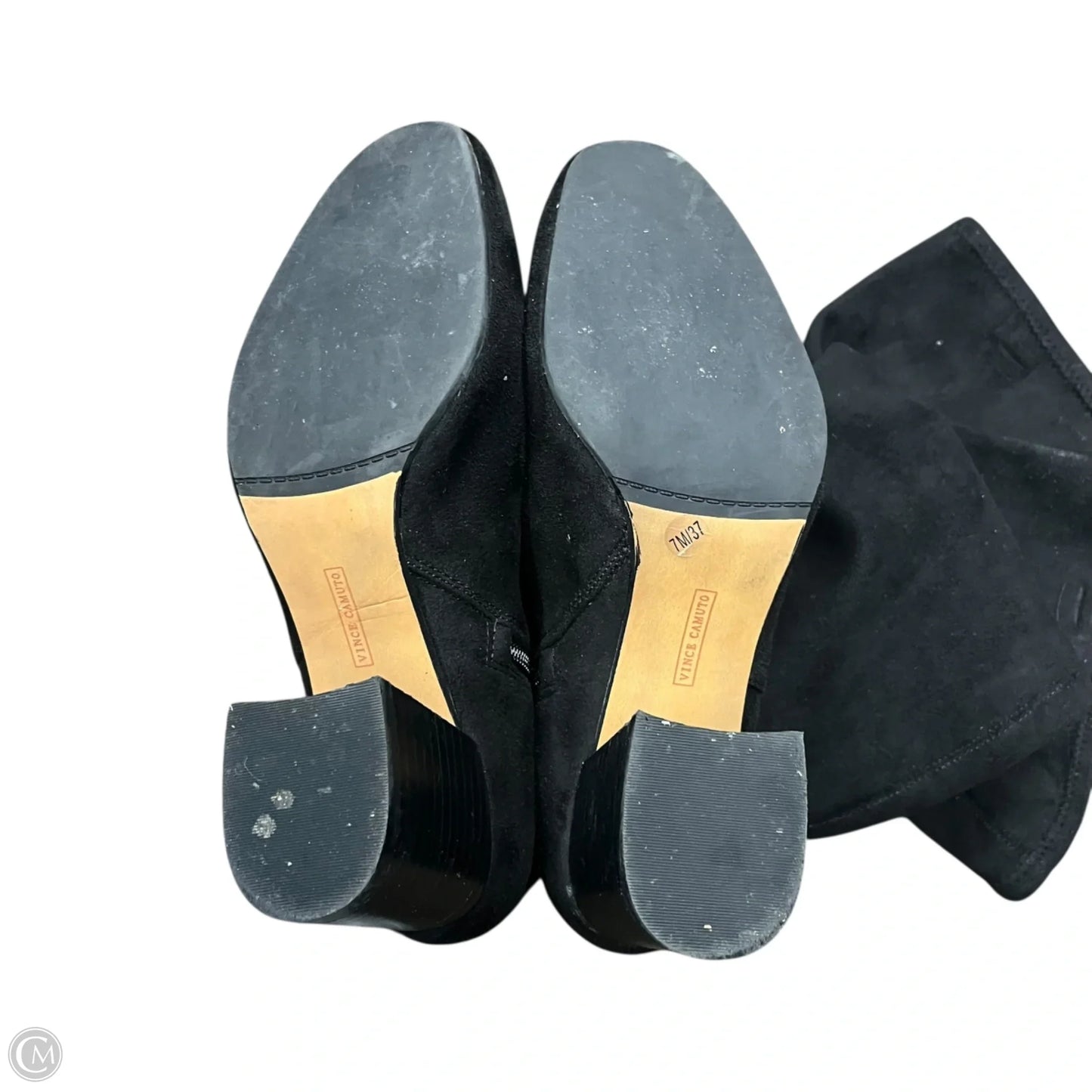 Boots Knee Heels By Vince Camuto In Black, Size: 7